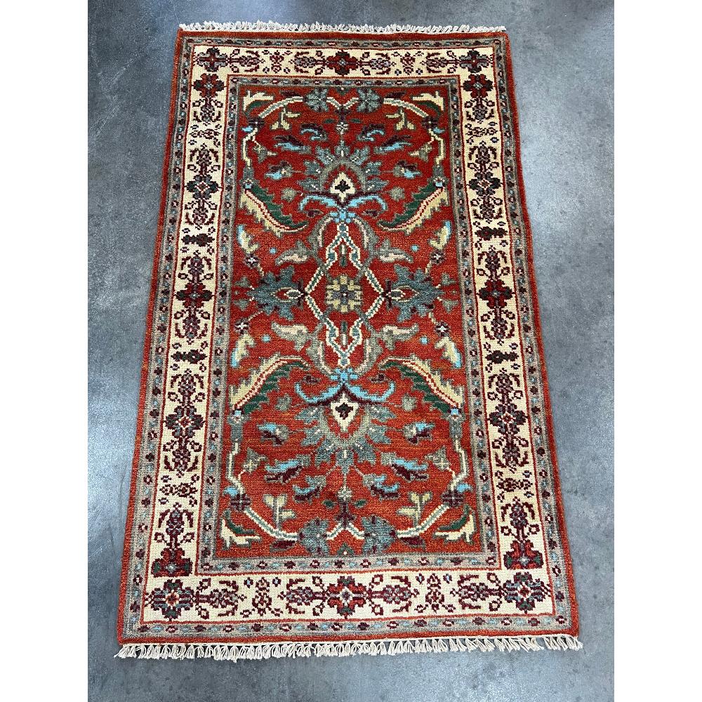 Indo Serapi Hand Knotted Wool Rug (1 of 4)