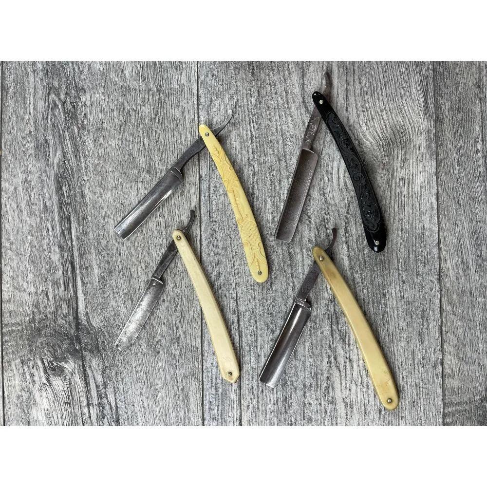Lot of 4 Vintage Straight Razors (1 of 5)