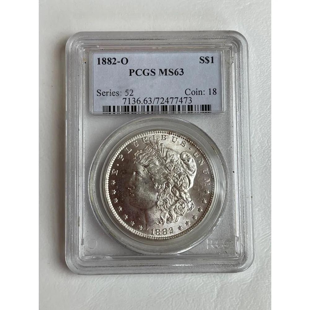 1882-O PCGS MS63 Morgan Dollar (1 of 2)