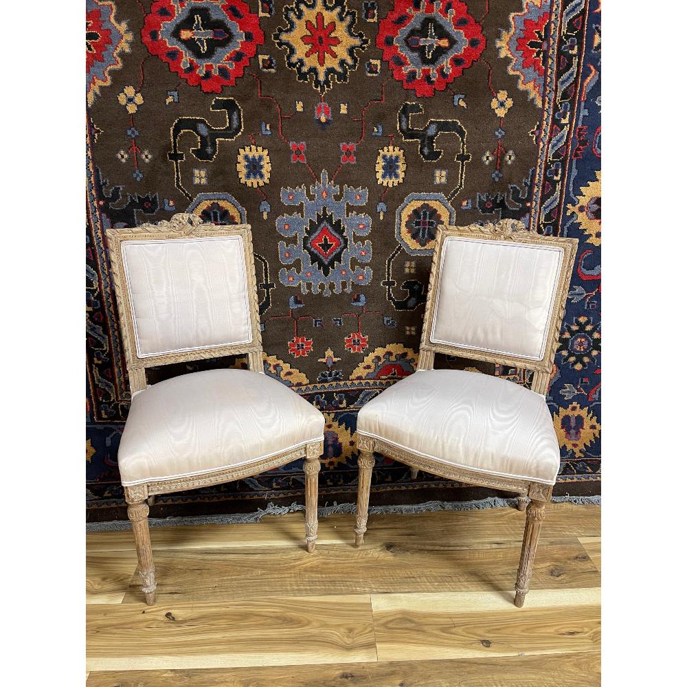 Pair of 19C Painted French Side Chairs (1 of 5)