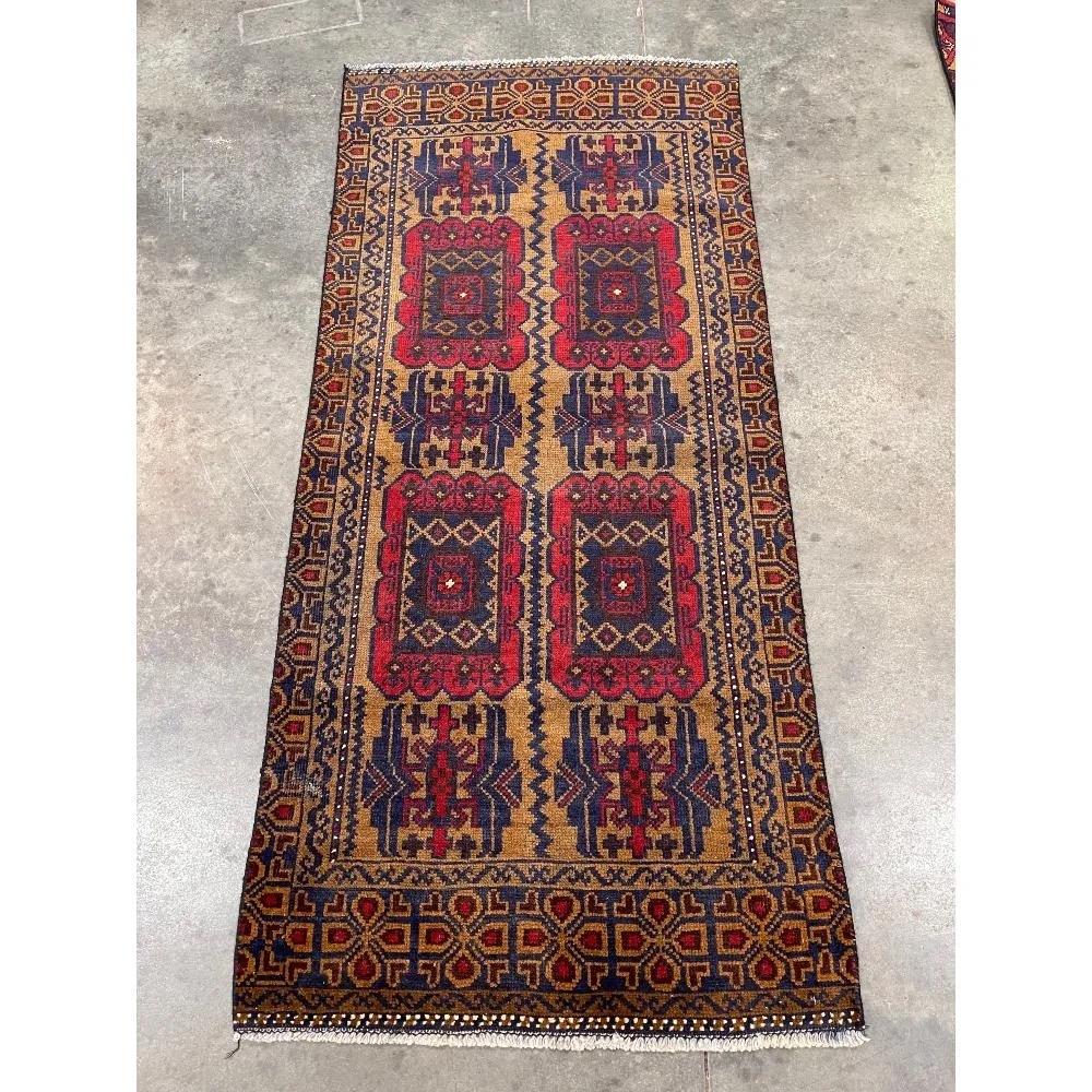 Persian Baluch Hand Knotted Wool Rug (1 of 4)