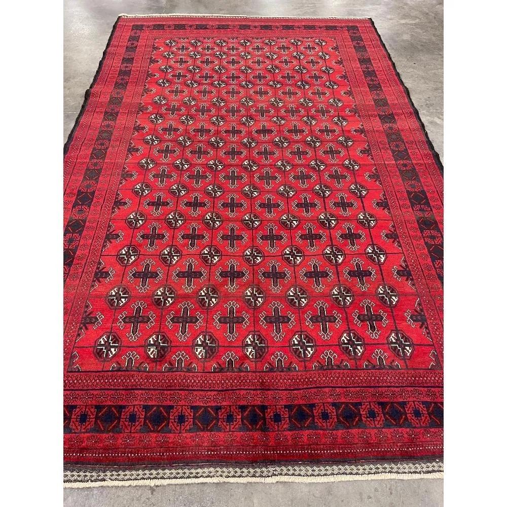 Fine Persian Bokhara Hand Knotted Wool Rug (1 of 4)