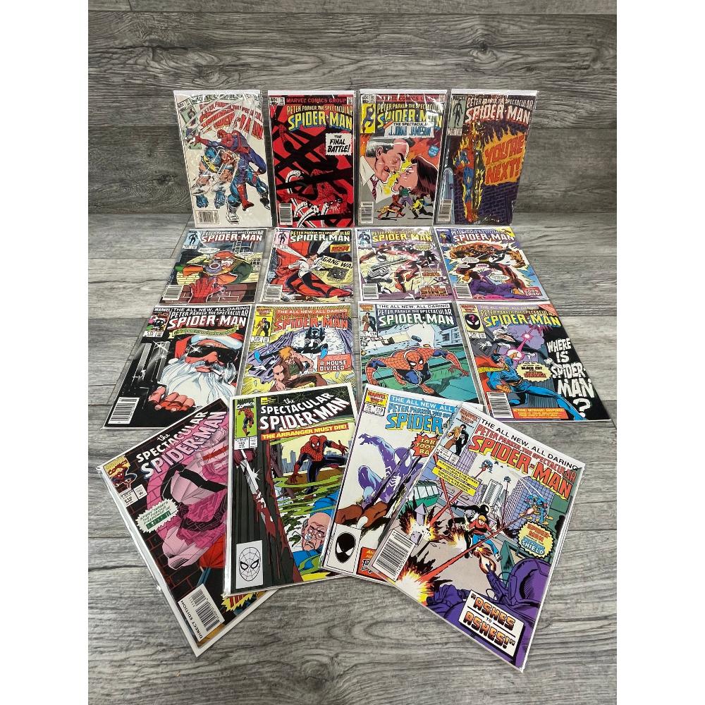 Lot of 16 Spectacular Spider-Man Comic books (1 of 4)