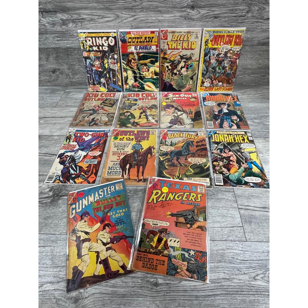 Lot of 14 Western Comic Books (1 of 3)
