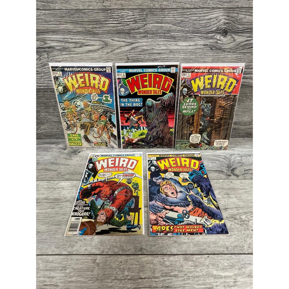 Lot of 5 Weird Wonder Tales Comic Books (1 of 3)