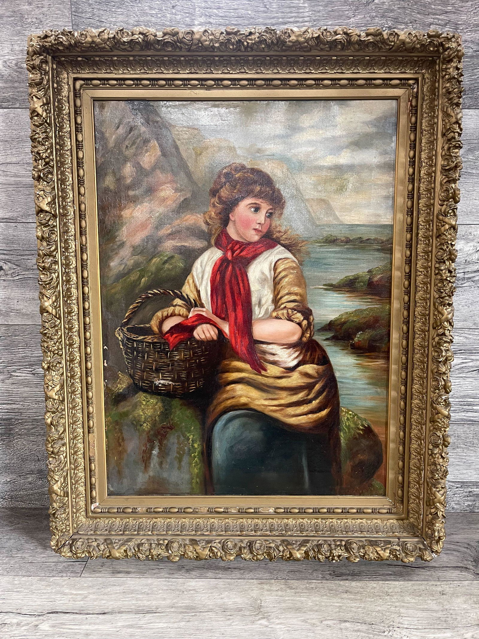 19th C. OIL ON CANVAS (1 of 6)