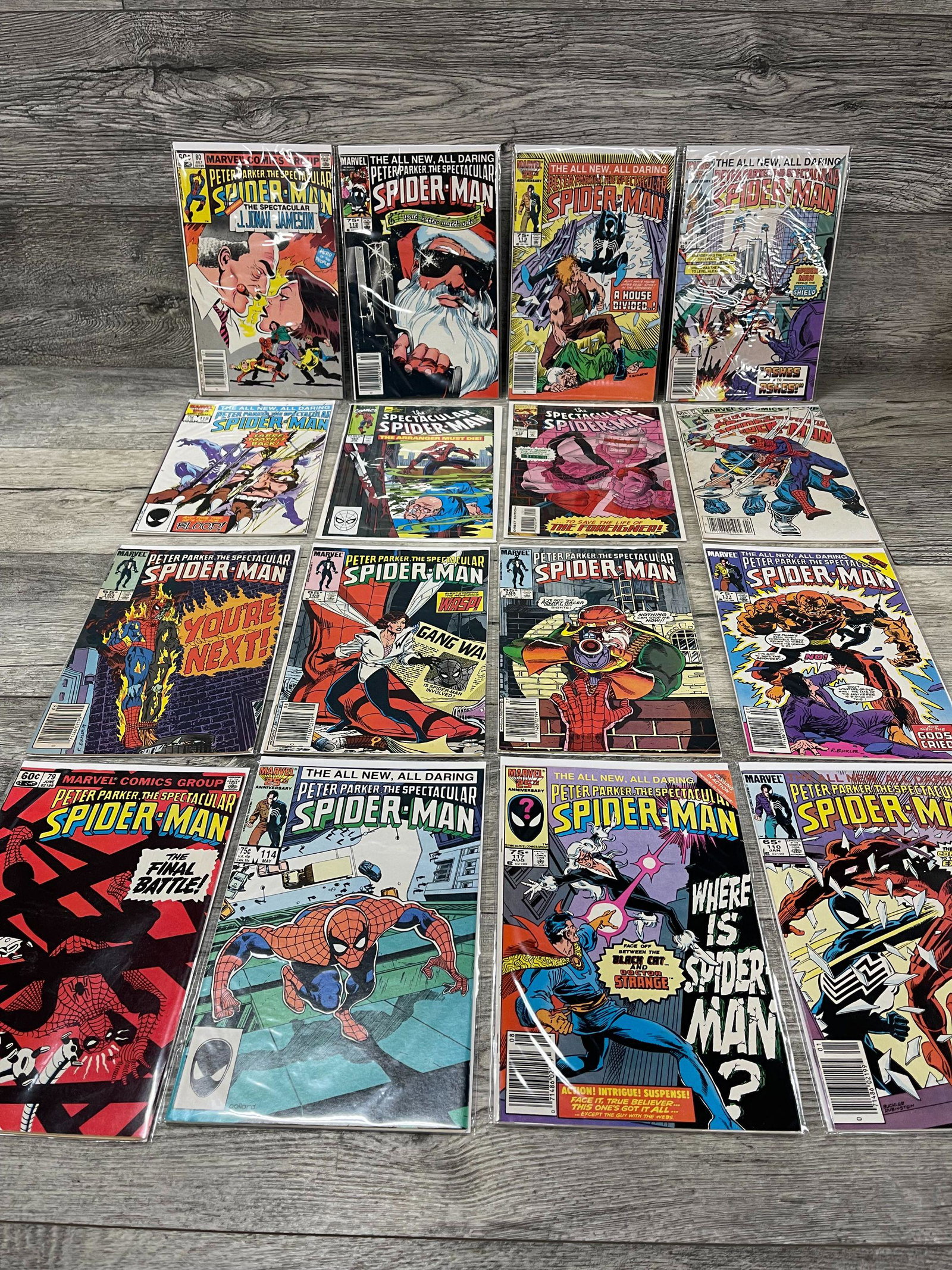 LOT OF 16 SPIDER-MAN COMICS: LOT OF 16 SPIDER-MAN COMICS