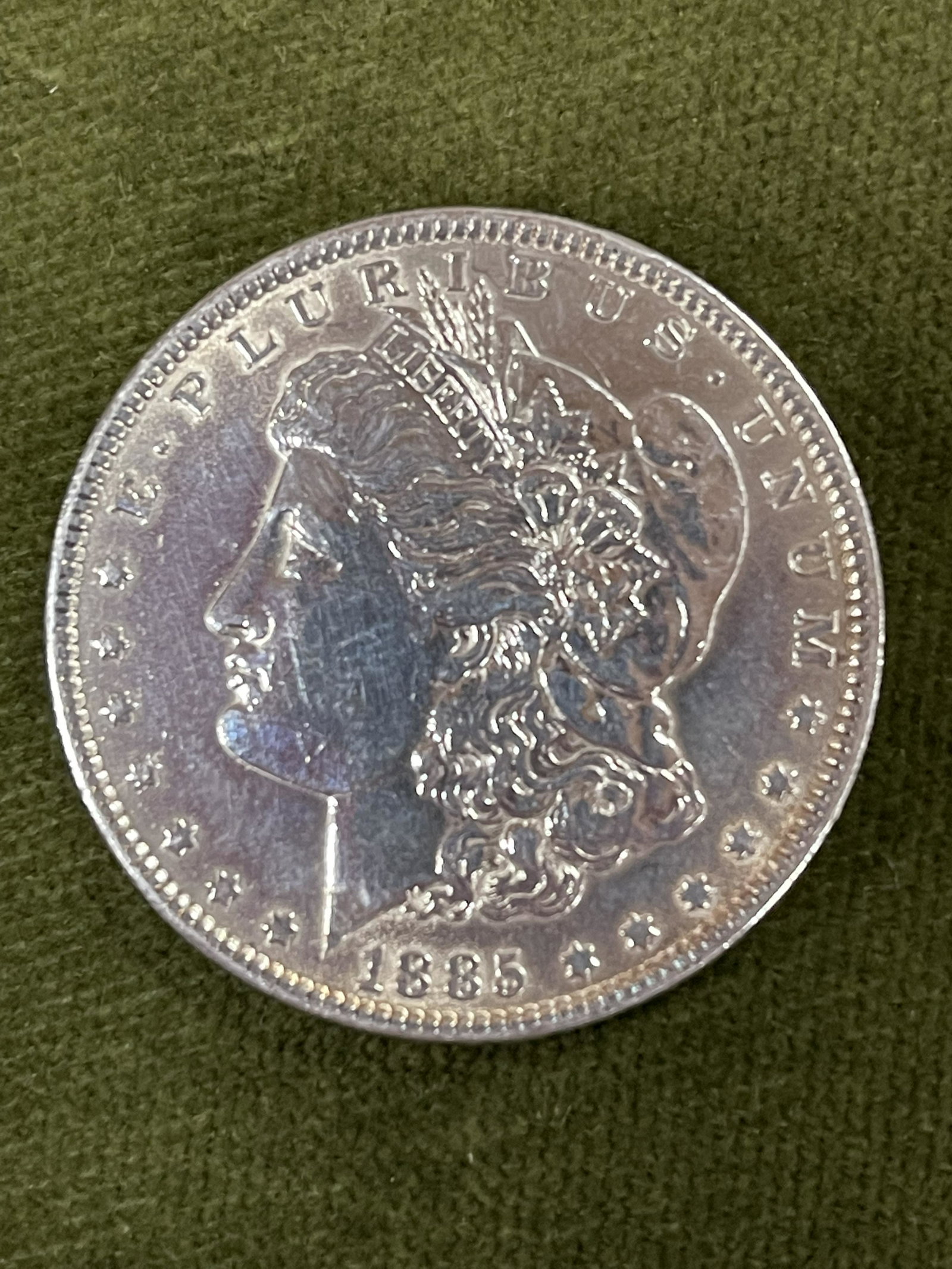1885 MORGAN DOLLAR: 1885 MORGAN DOLLAR