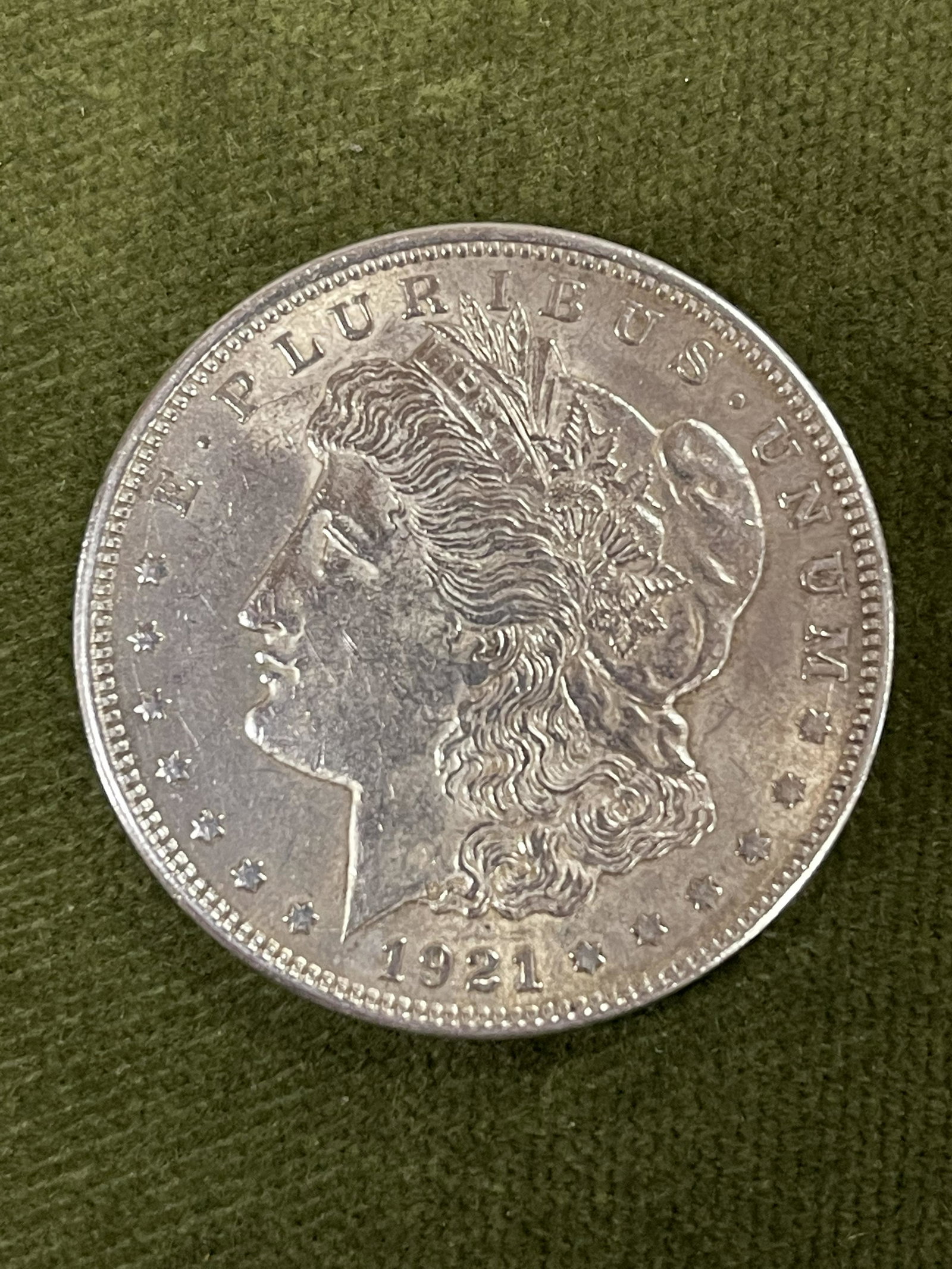 1921 MORGAN DOLLAR: 1921 MORGAN DOLLAR