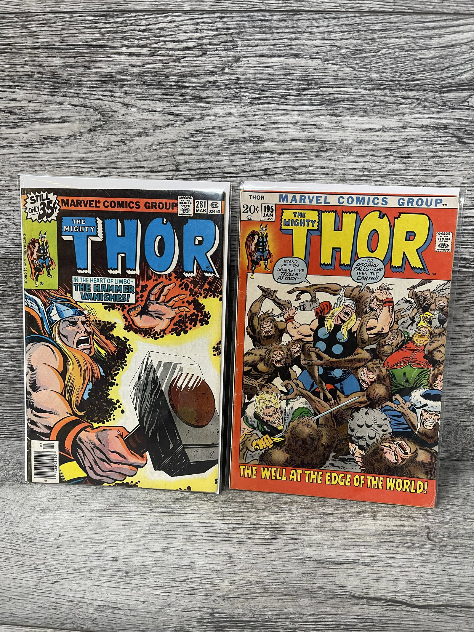 THOR No.281 & No.195: THOR No.281 & No.195