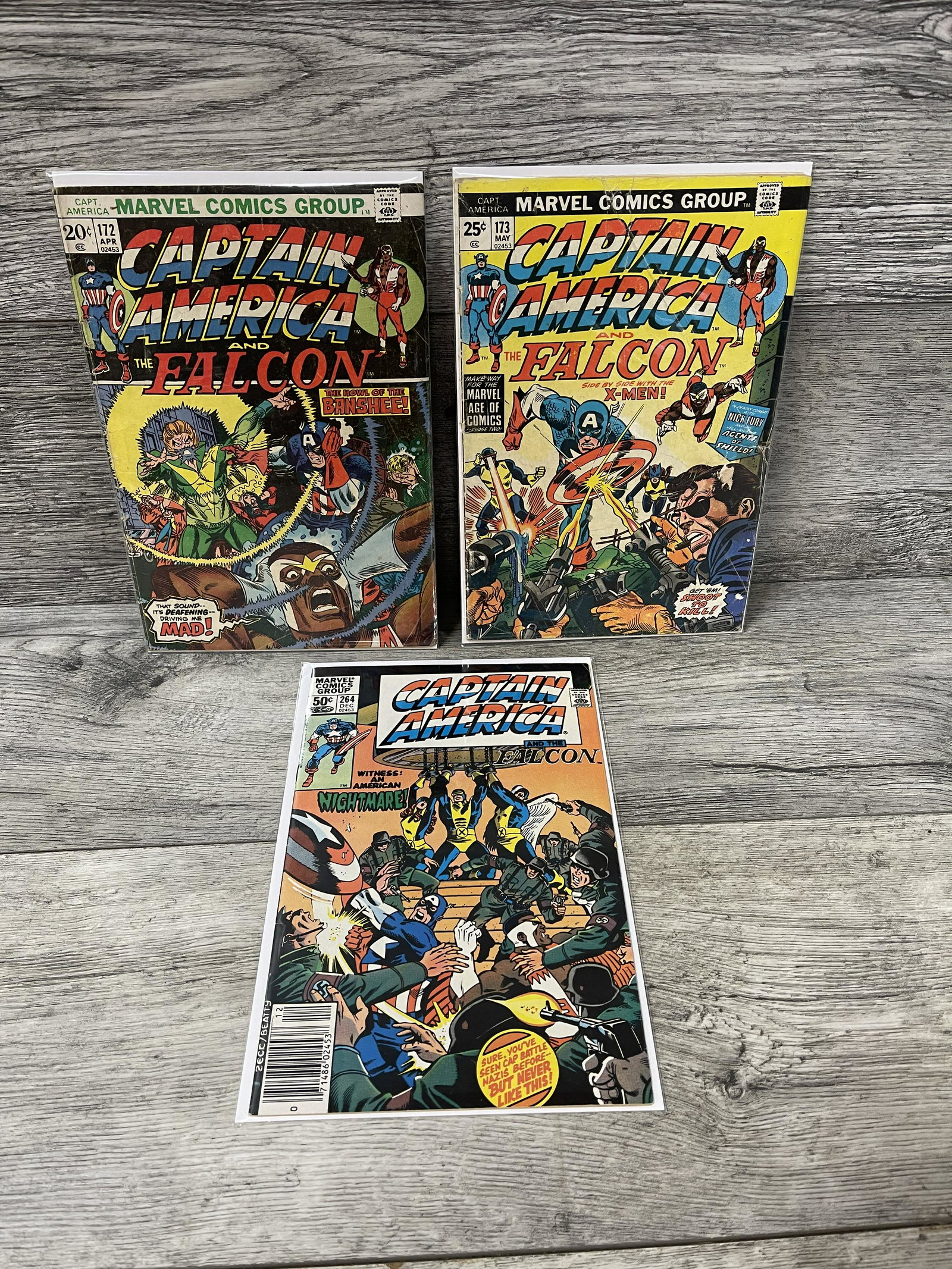 LOT OF 3 CAPT. AMERICA COMICS: LOT OF 3 CAPT. AMERICA COMICS