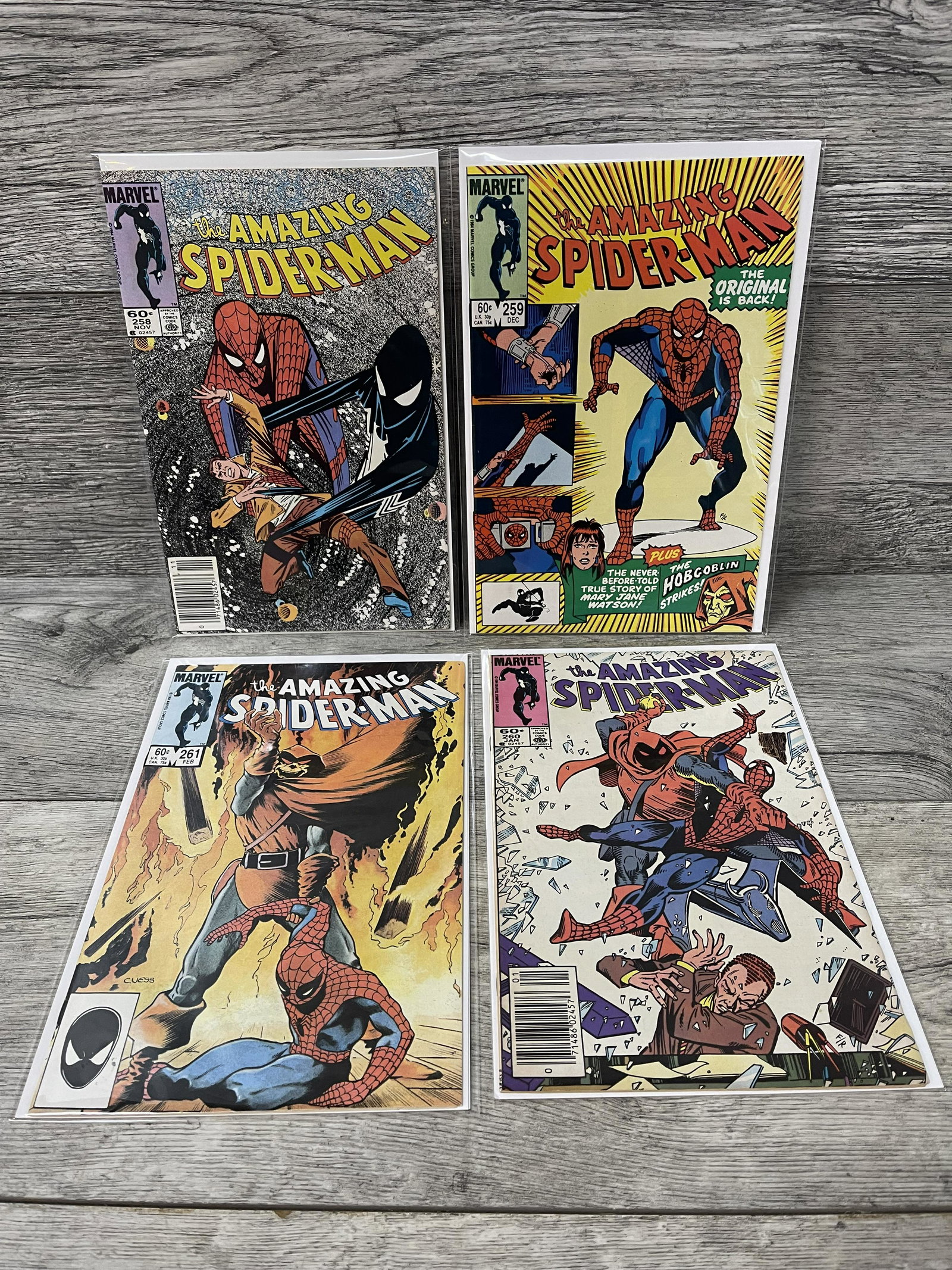 LOT OF 4 AMAZING SPIDER-MAN COMICS: LOT OF 4 AMAZING SPIDER-MAN COMICS