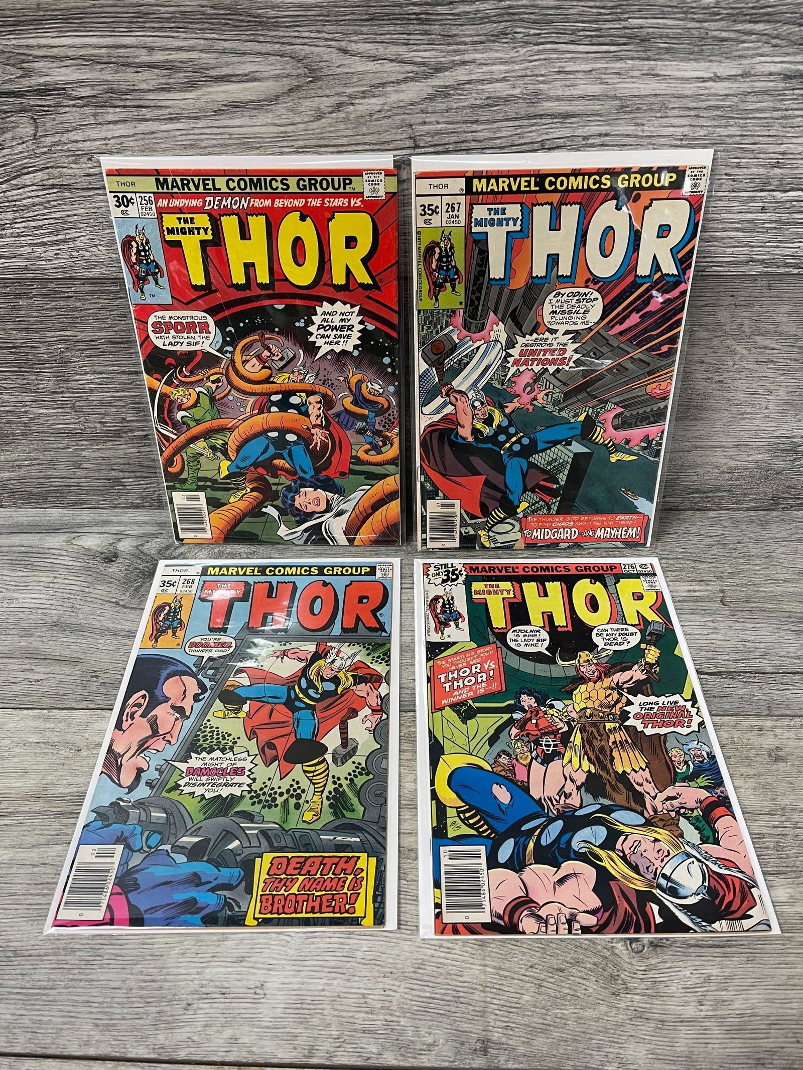 LOT OF 4 THOR COMICS: LOT OF 4 THOR COMICS