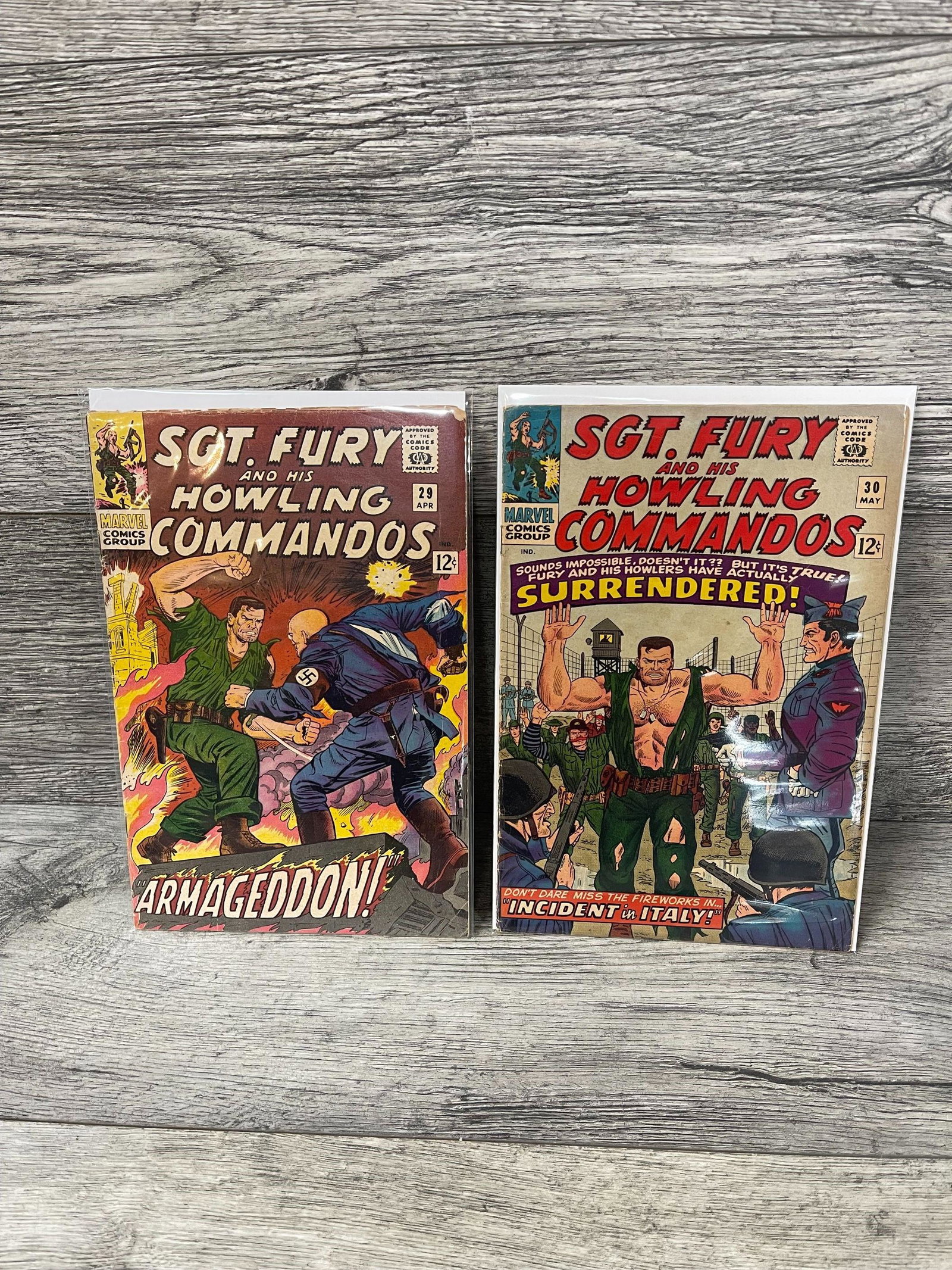 LOT OF 2 SGT. FURY COMICS: LOT OF 2 SGT. FURY COMICS