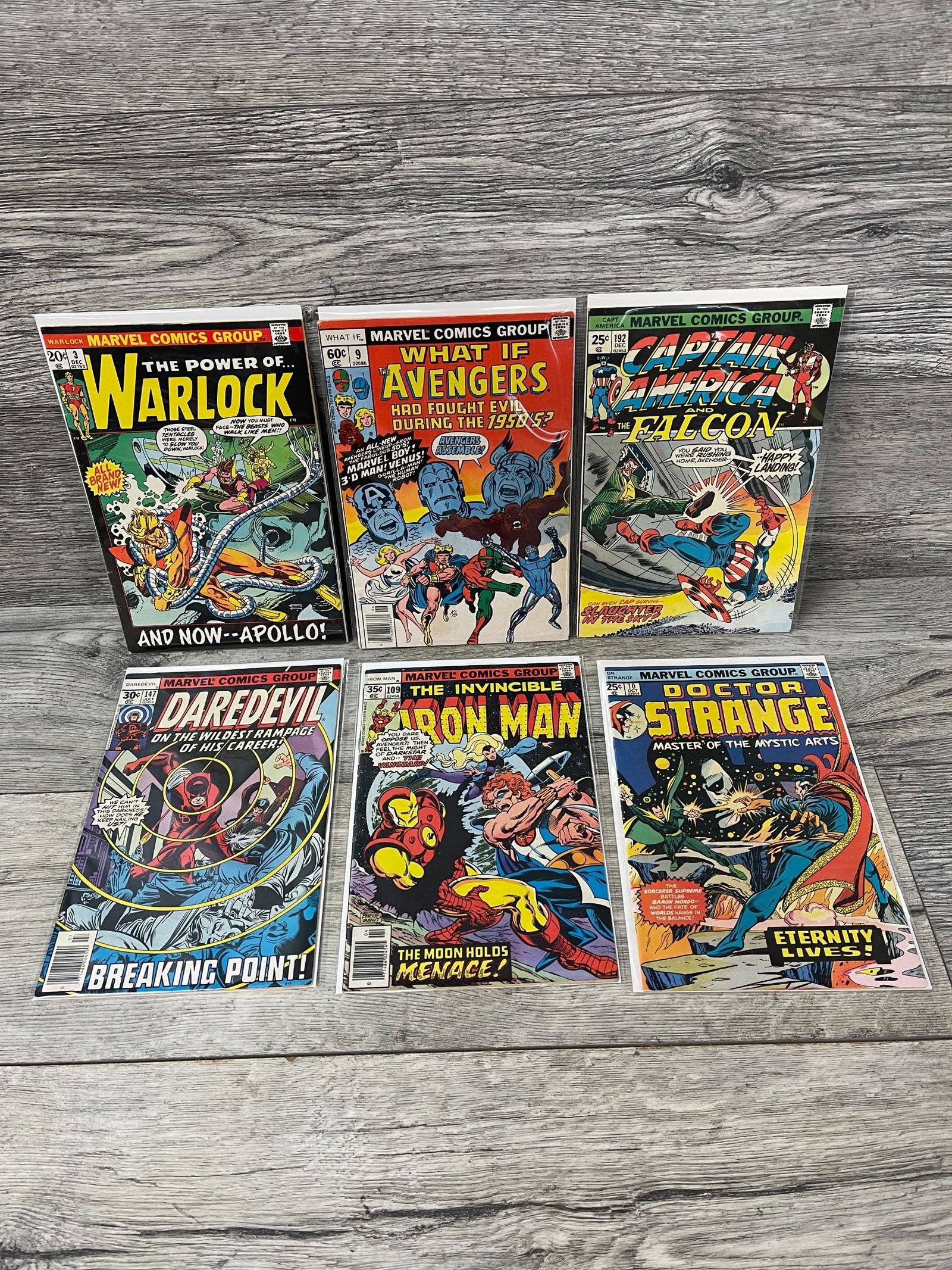 LOT OF 6 MARVEL COMICS: LOT OF 6 MARVEL COMICS