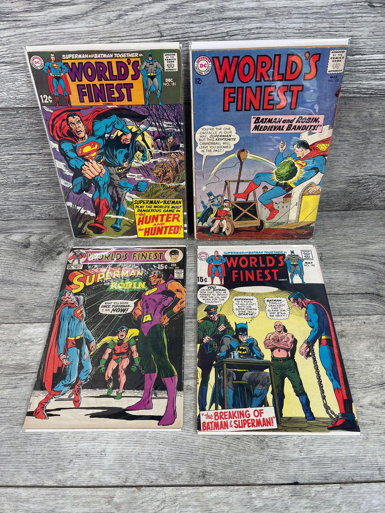 LOT OF 4 WORLD'S FINEST COMICS: LOT OF 4 WORLD'S FINEST COMICS