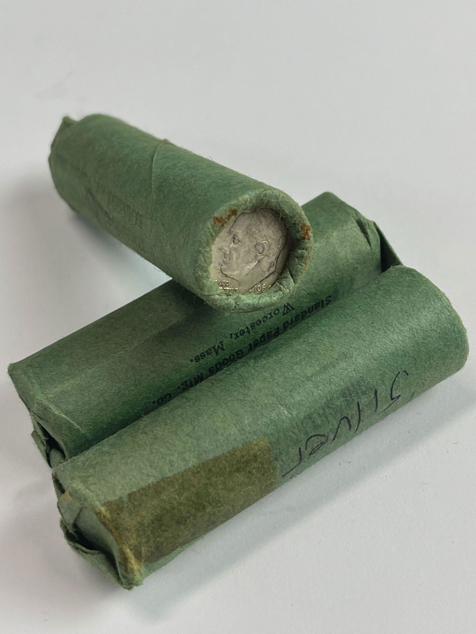 3 ROLLES OF SILVER DIMES: 90% SILVER