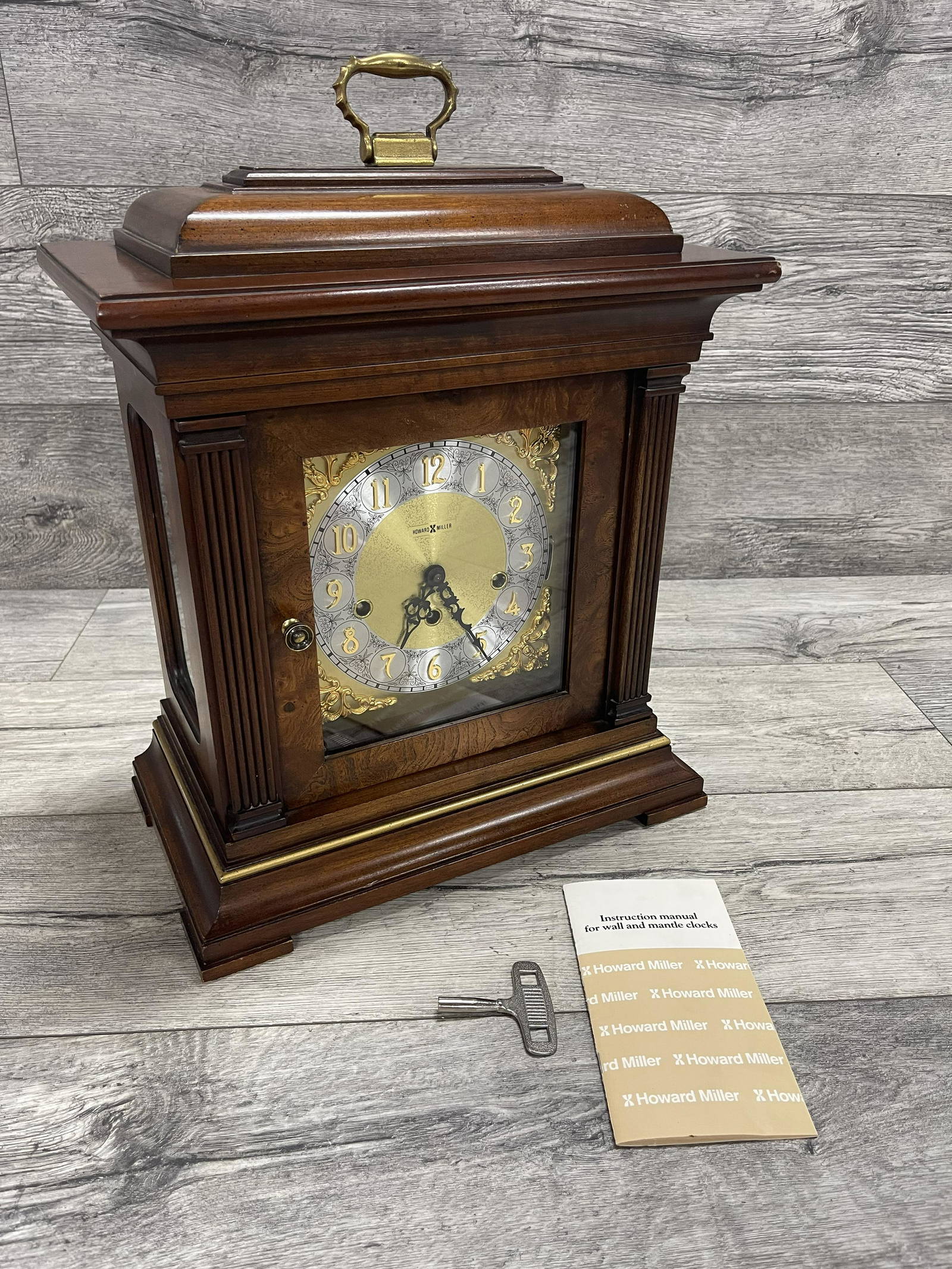 Howard Miller 630202 Barrett Ii Mantel Clock 630202 Yorkshire Oak