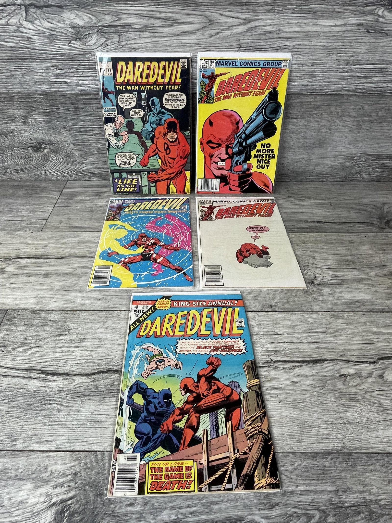 LOT OF 5 DAREDEVIL COMICS: LOT OF 5 DAREDEVIL COMICS