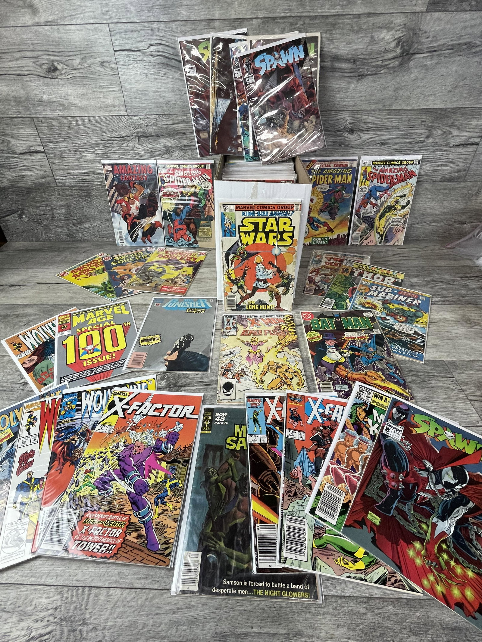 1 SHORT BOX OF VARIOUS COMICS: 1 SHORT BOX OF VARIOUS COMICS