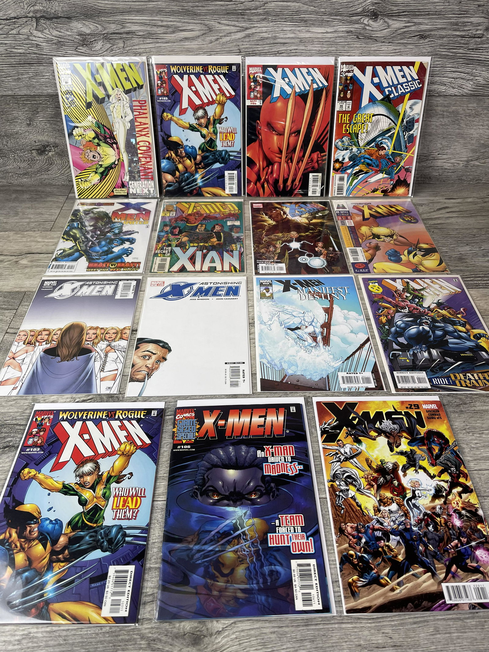 LOT OF 15 X-MEN COMICS: LOT OF 15 X-MEN COMICS