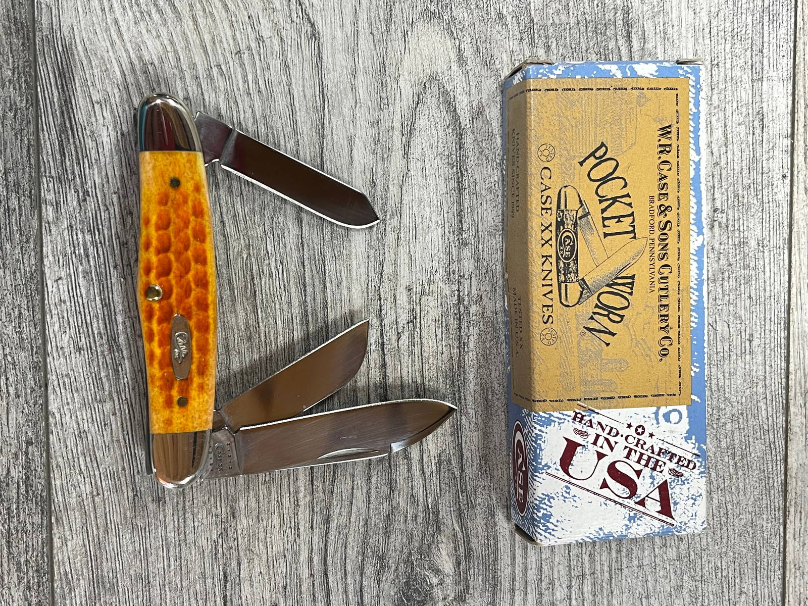 Case Xx 3 Blade Pocket Knife Auction