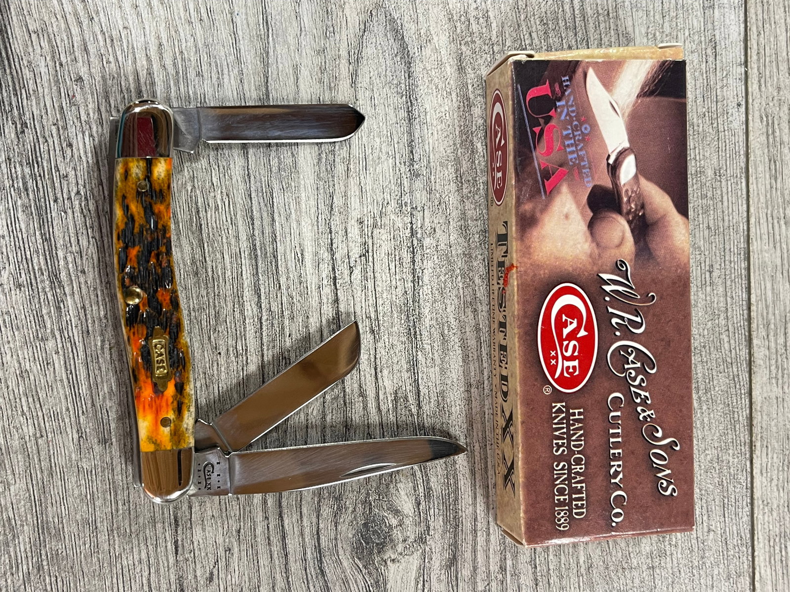 CASE XX 3 BLADE STOCKMAN POCKET KNIFE: #09651. NEW IN BOX