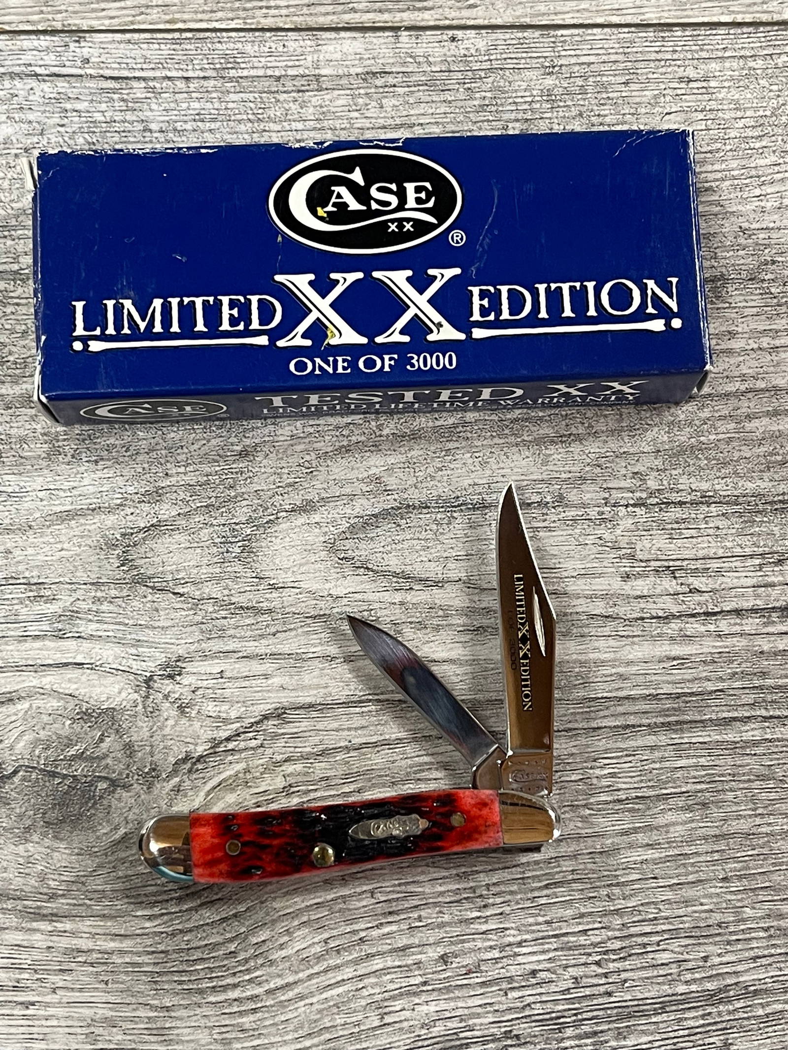 Case Xx 3 Blade Peanut Pocket Knife Auction