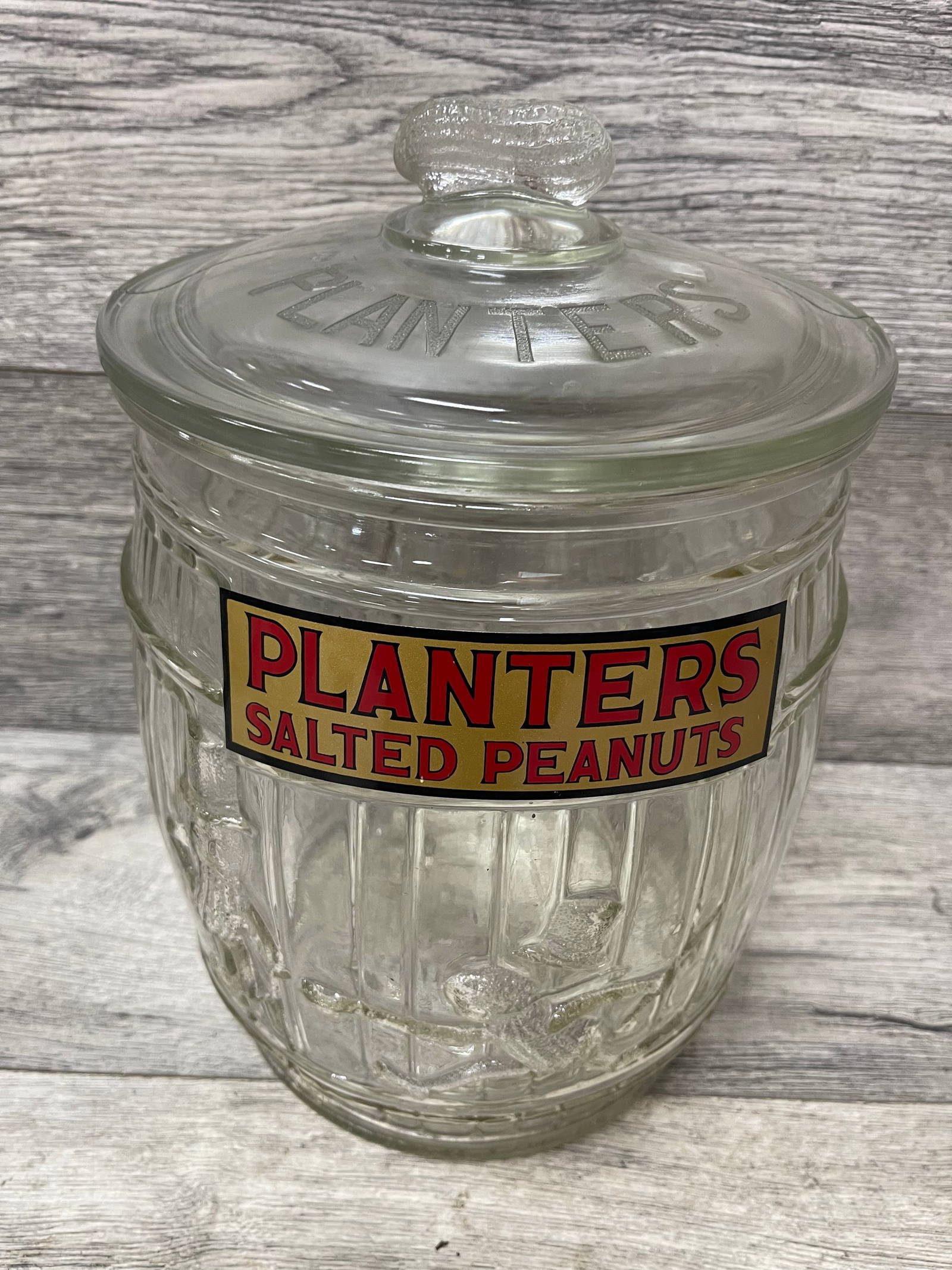 Original Planters Peanut Store Jar. Auction