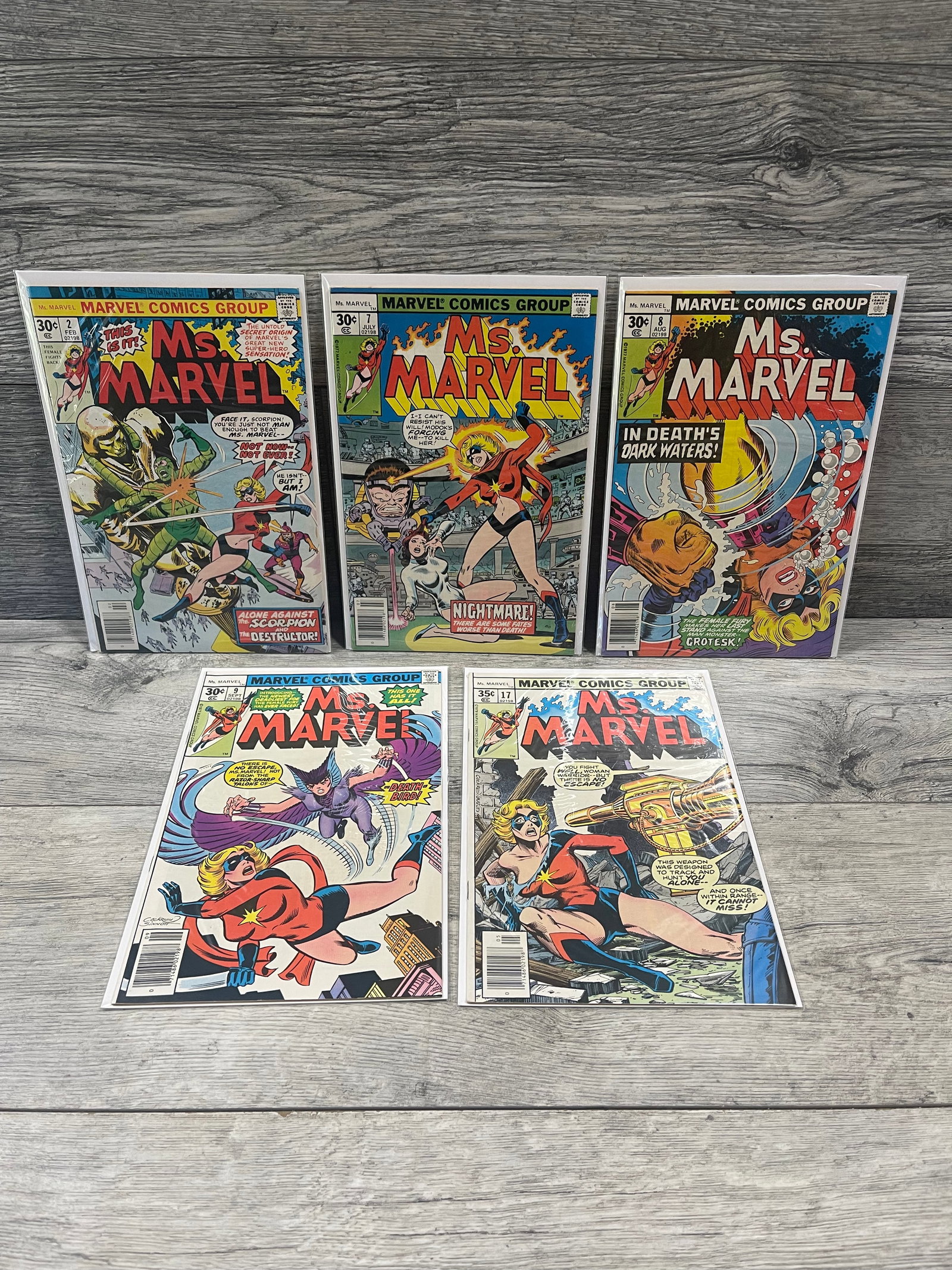 5 - KEY ISSUES - MRS. MARVEL: NO. 2,7,8,9,17