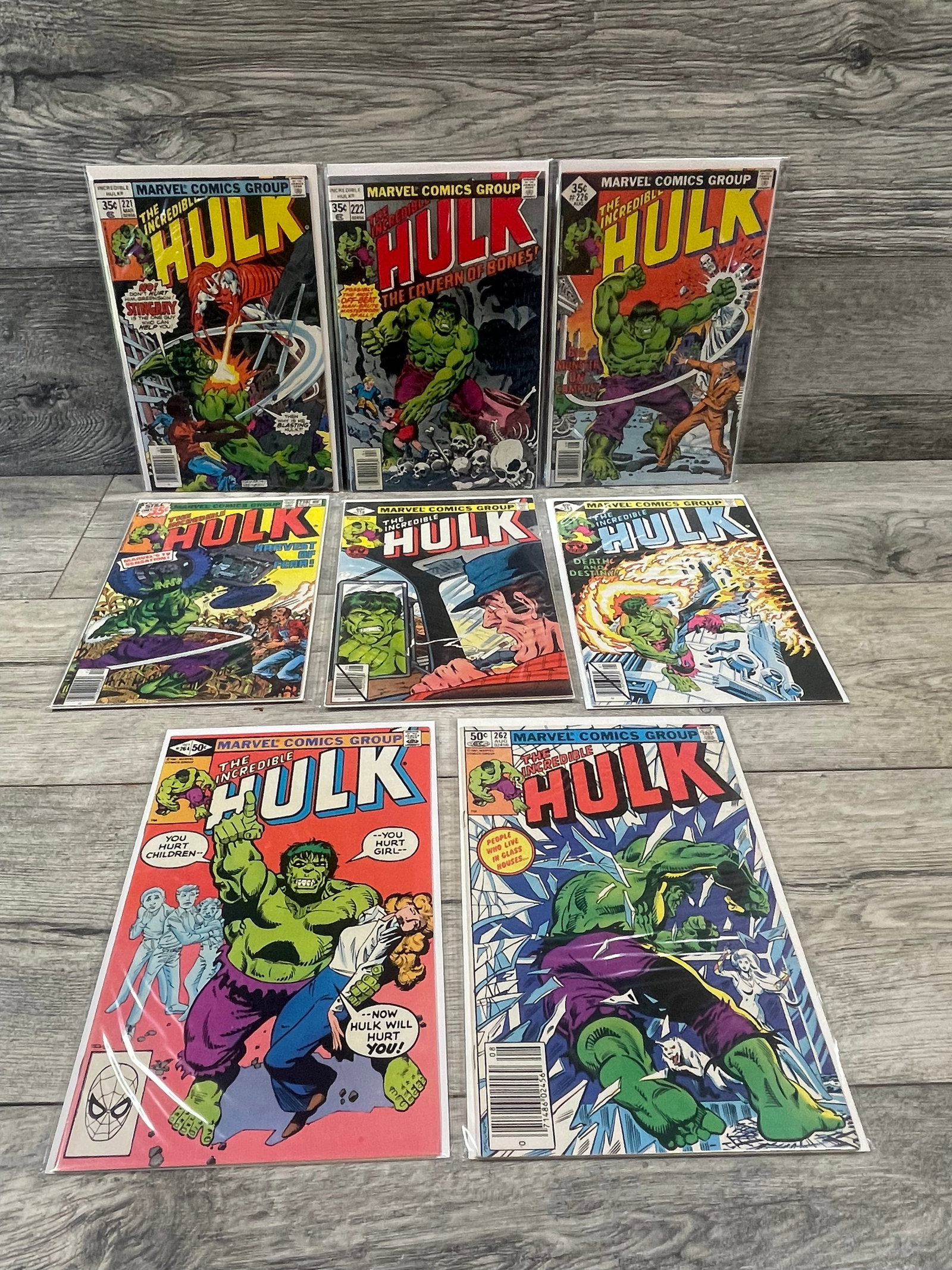 LOT OF 8 INCREDIBLE HULK: LOT OF 8 INCREDIBLE HULK