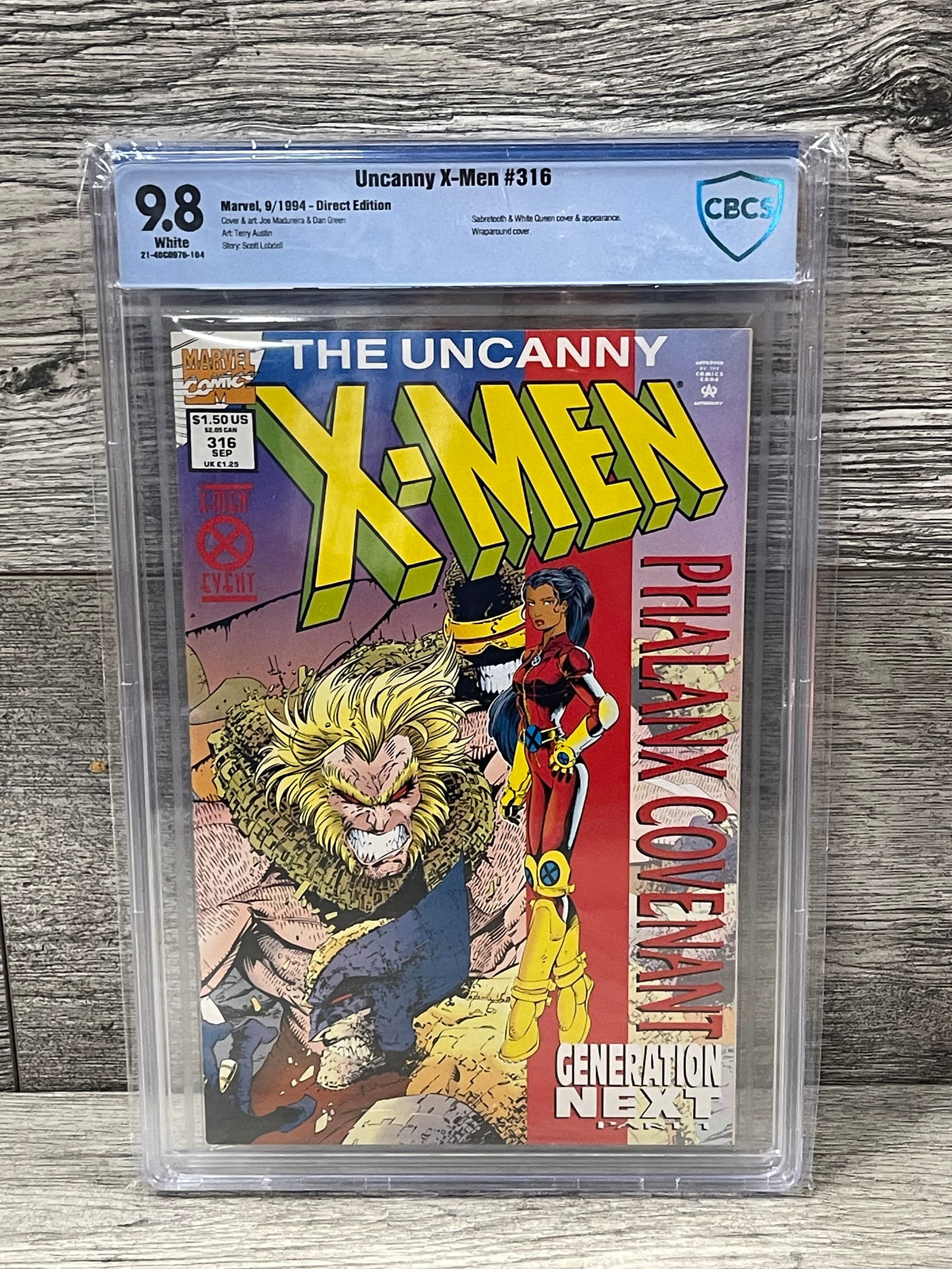 UNCANNY X-MEN NO. 316: 9.8