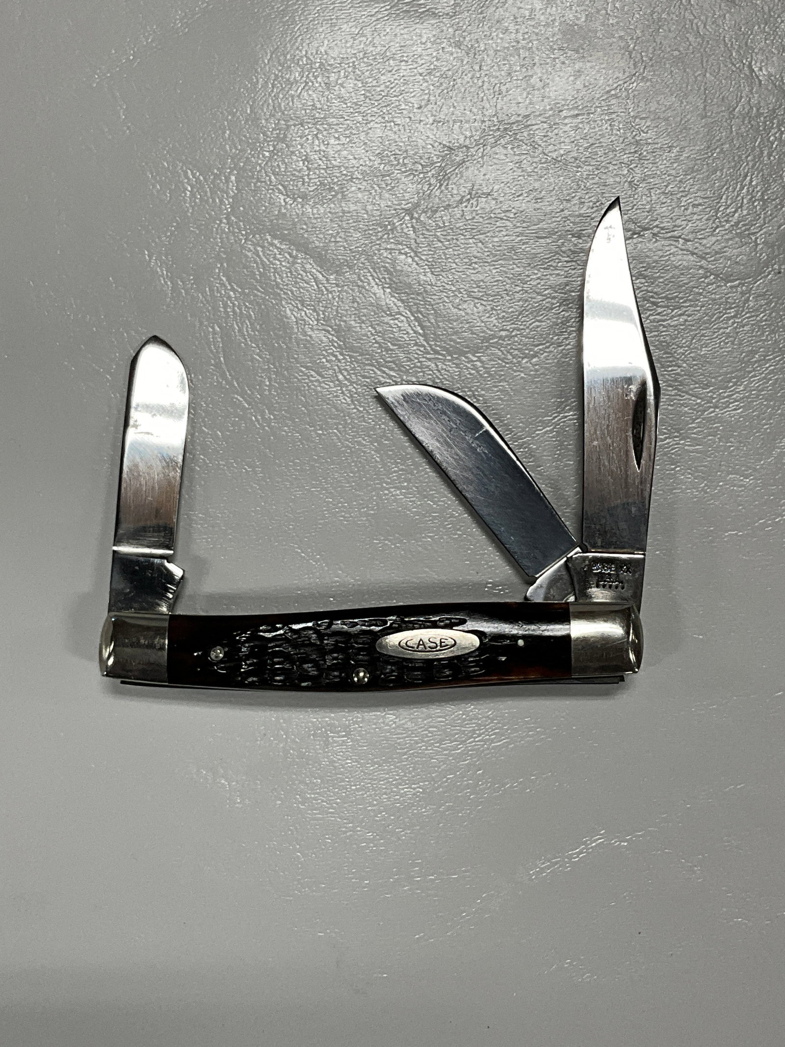 CASE XX STOCKMAN POCKET KNIFE: NO. 6392. GOOD CONDITION