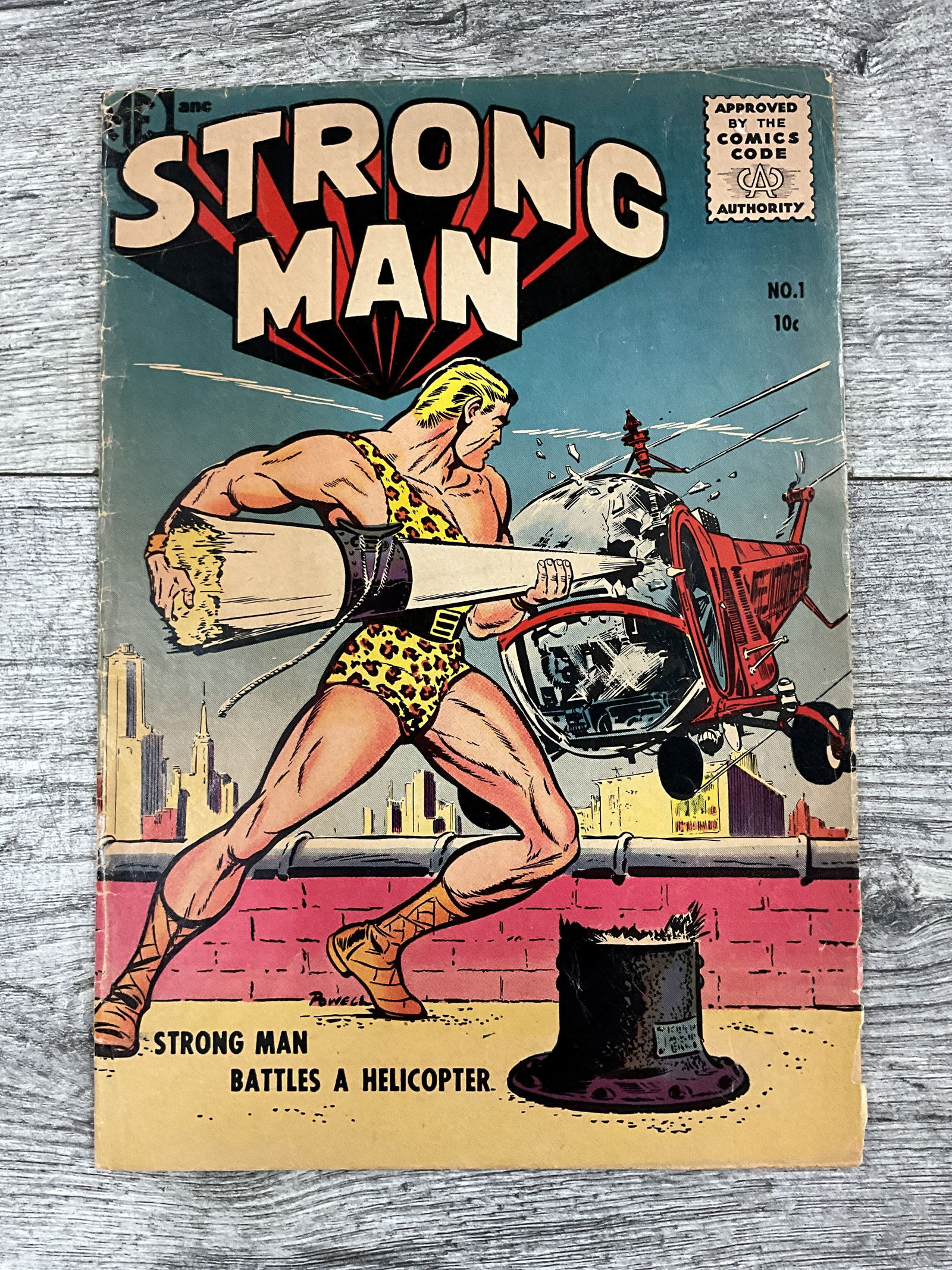 Strong man #1 1955 comic (1 of 2)