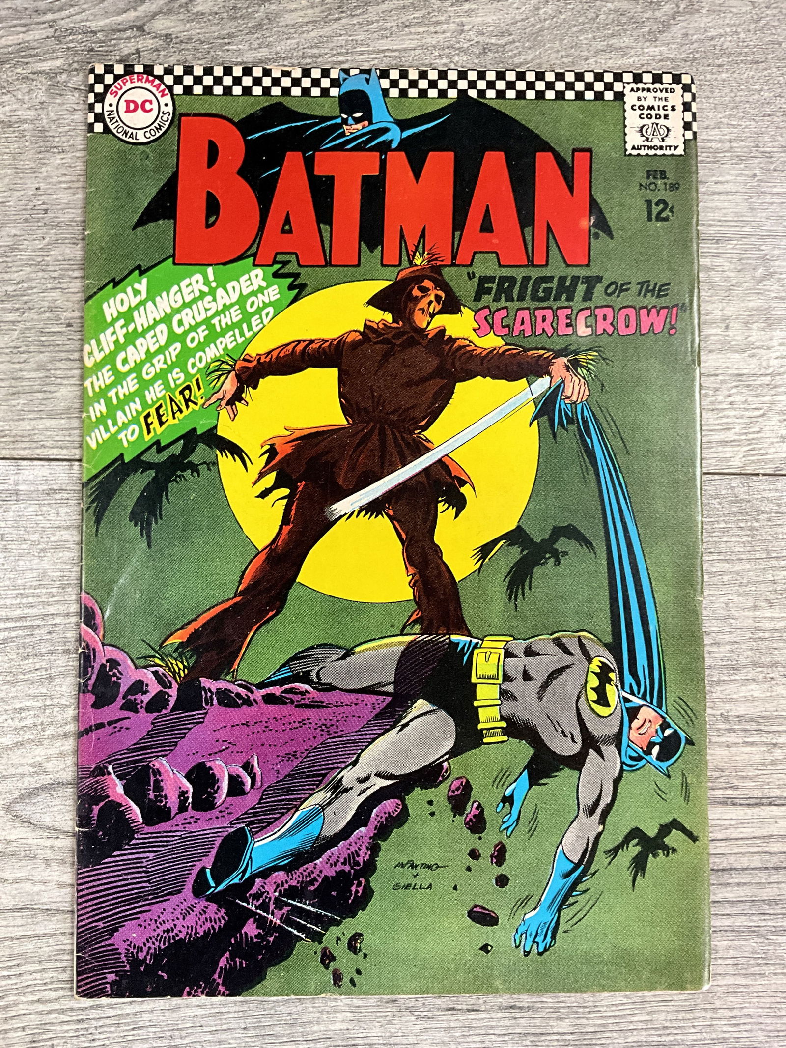 Batman # 189.  DC comics (1 of 2)