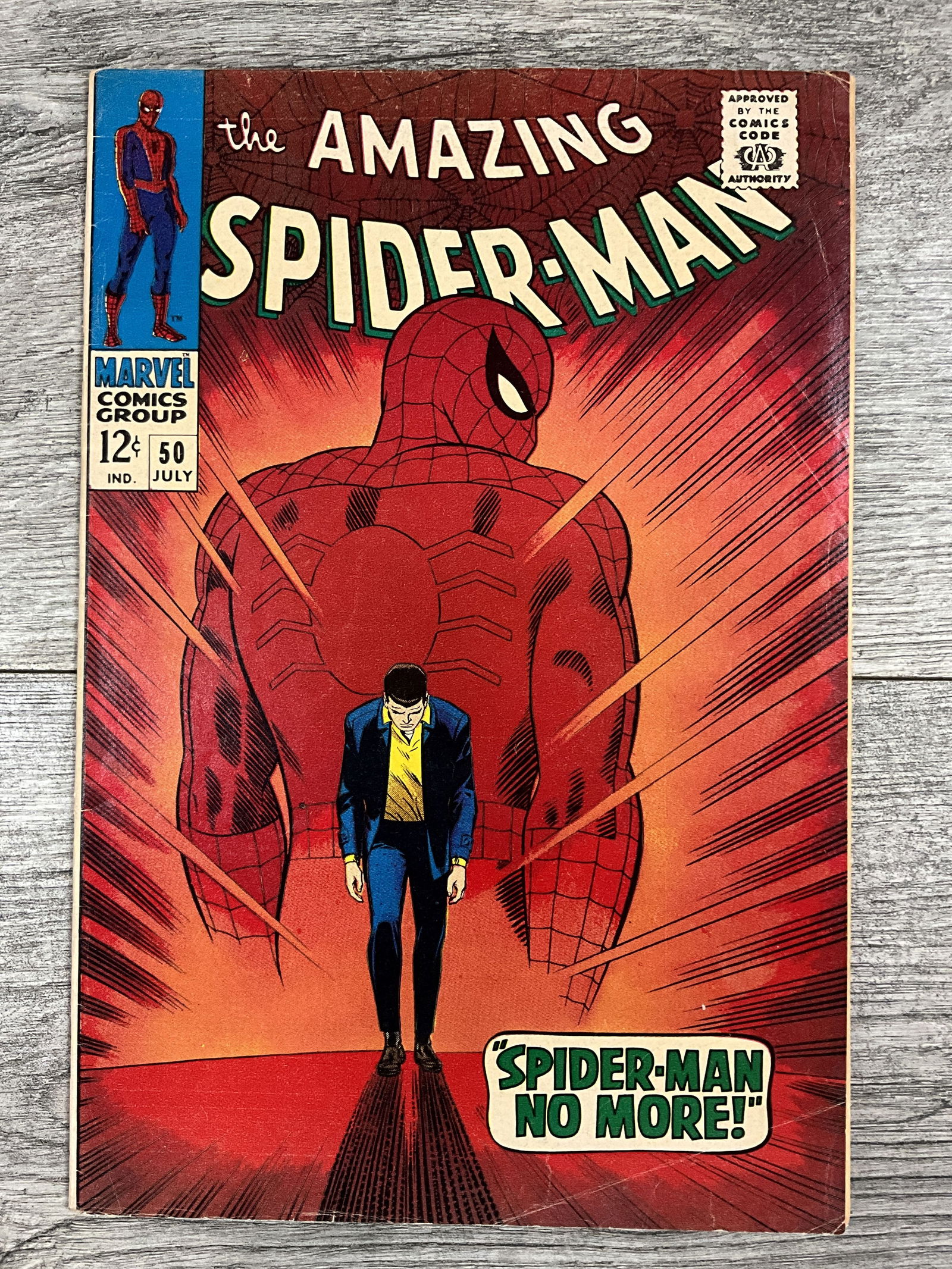 The Amazing Spider-man #50.  Marvel comic (1 of 2)