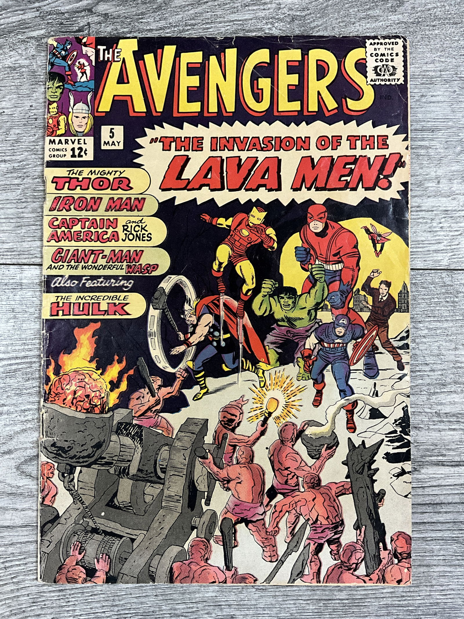 The Avengers #5.  Marvel comic (1 of 3)