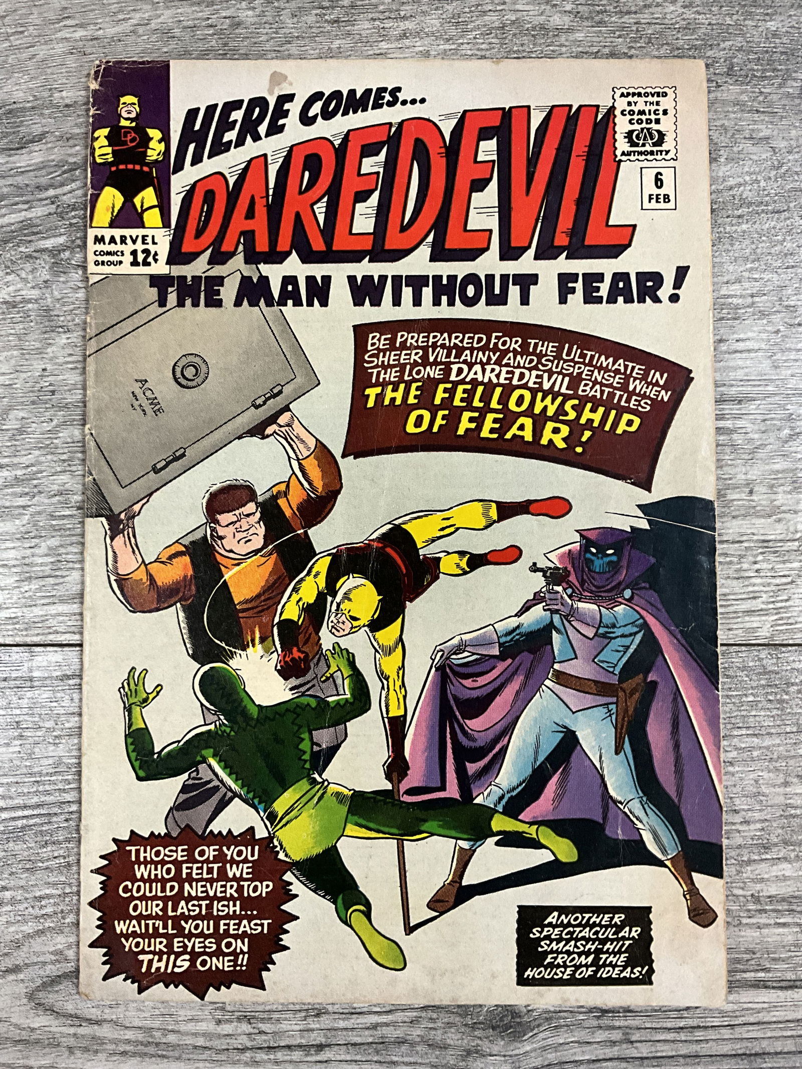 Here Comes Daredevil #6.  Marvel comic (1 of 2)