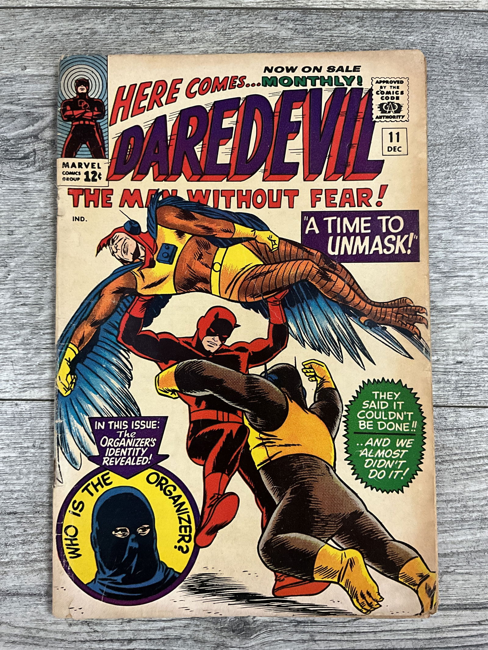 Here Come Daredevil #11.  Marvel comic (1 of 2)