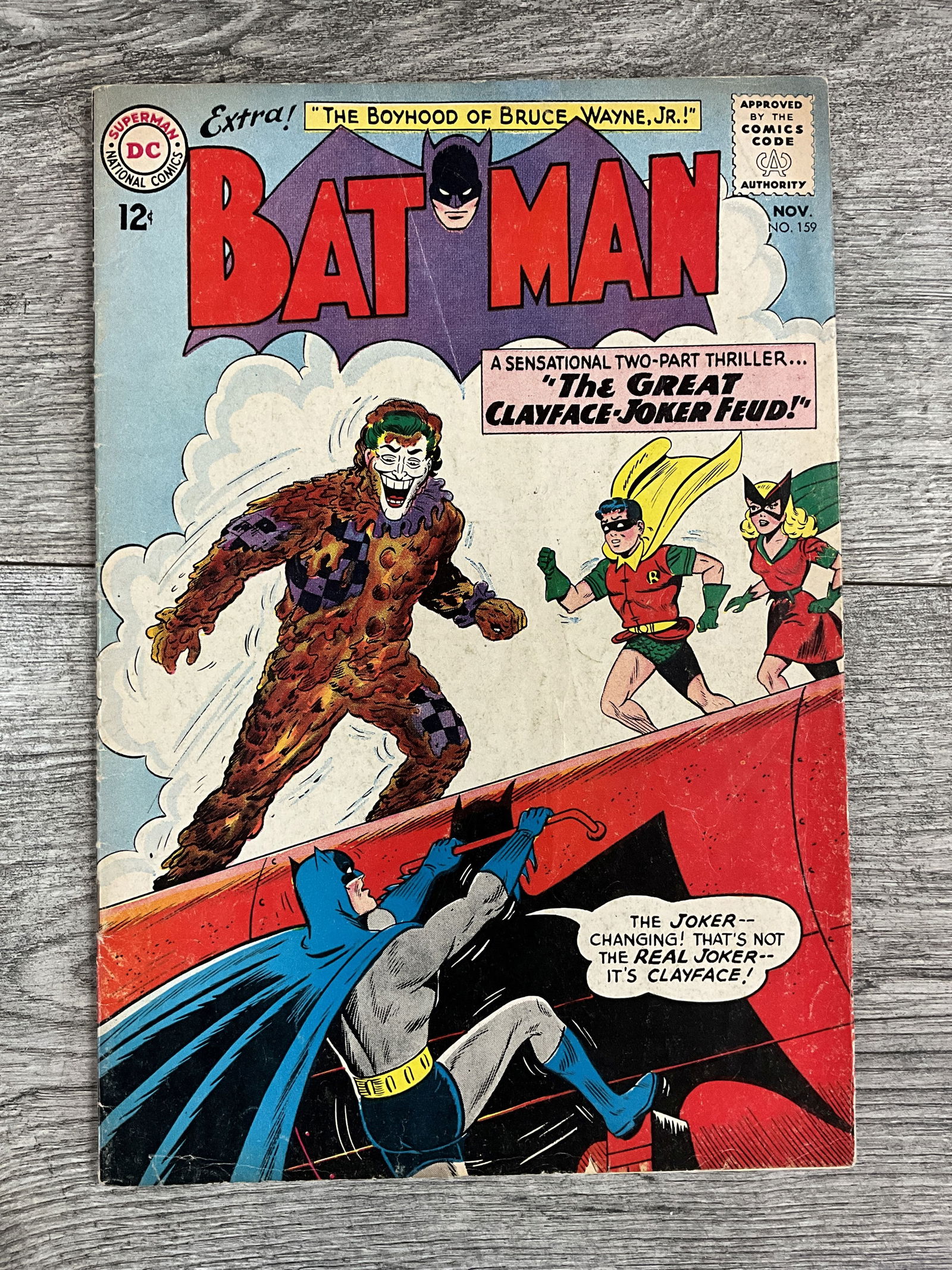 Batman #159.  DC comic (1 of 2)