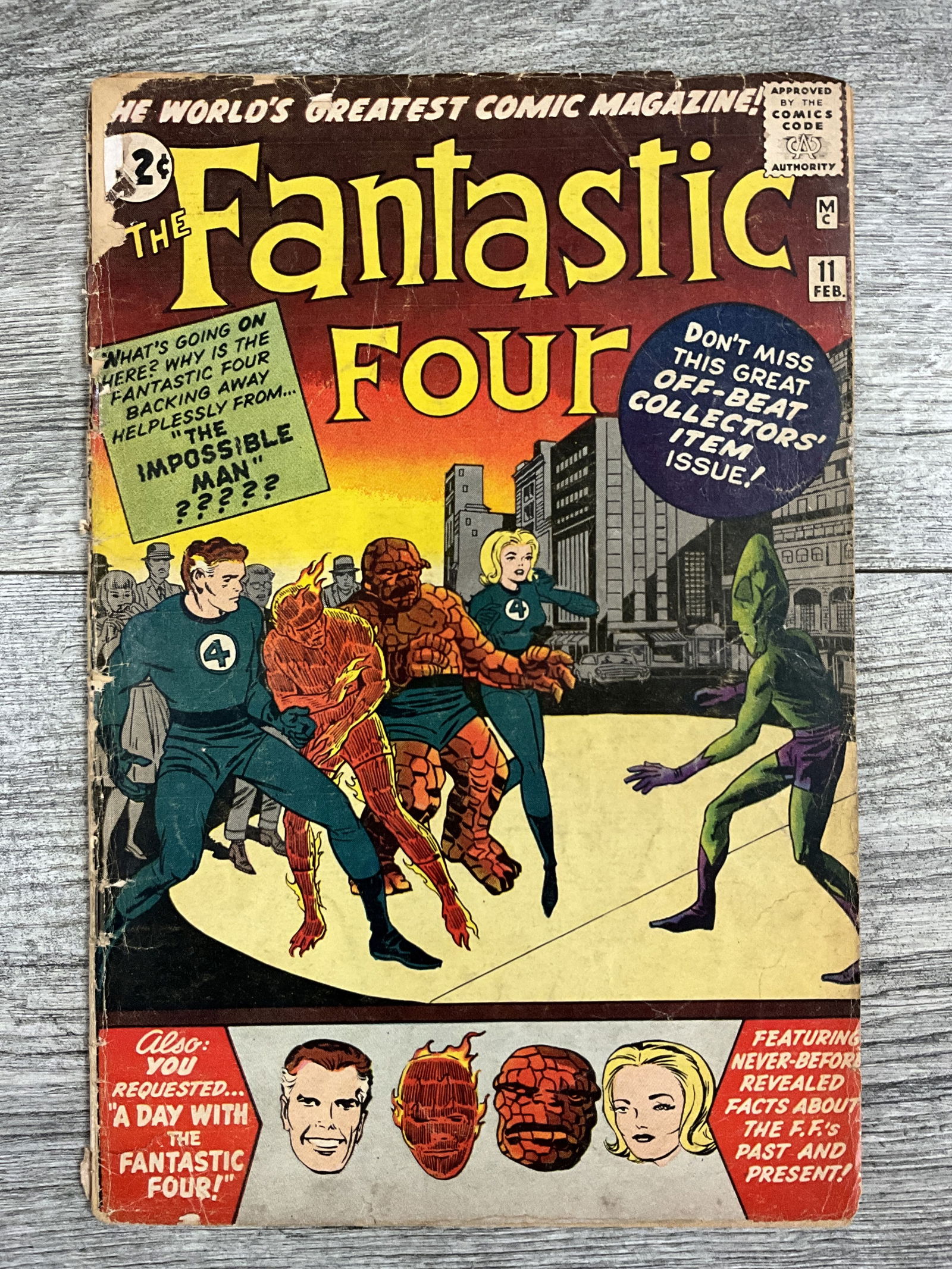 The Fantastic Four #11.  Marvel comic (1 of 2)