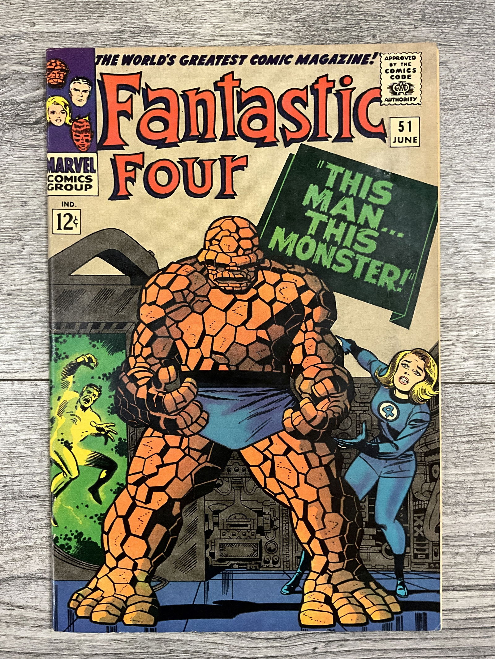 The Fantastic Four #51.  Marvel comic (1 of 2)