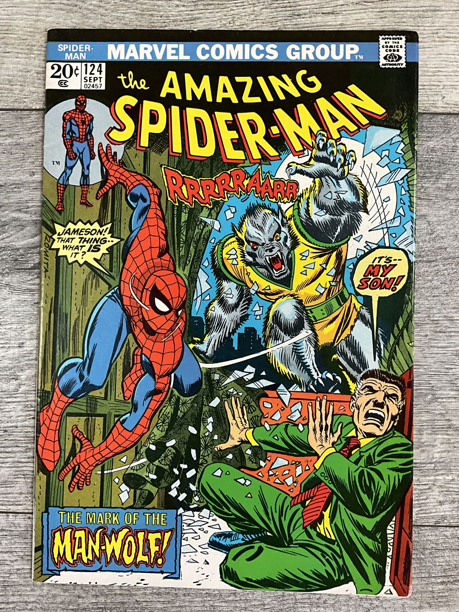 The Amazing Spider-man #124.  Marvel comics (1 of 2)