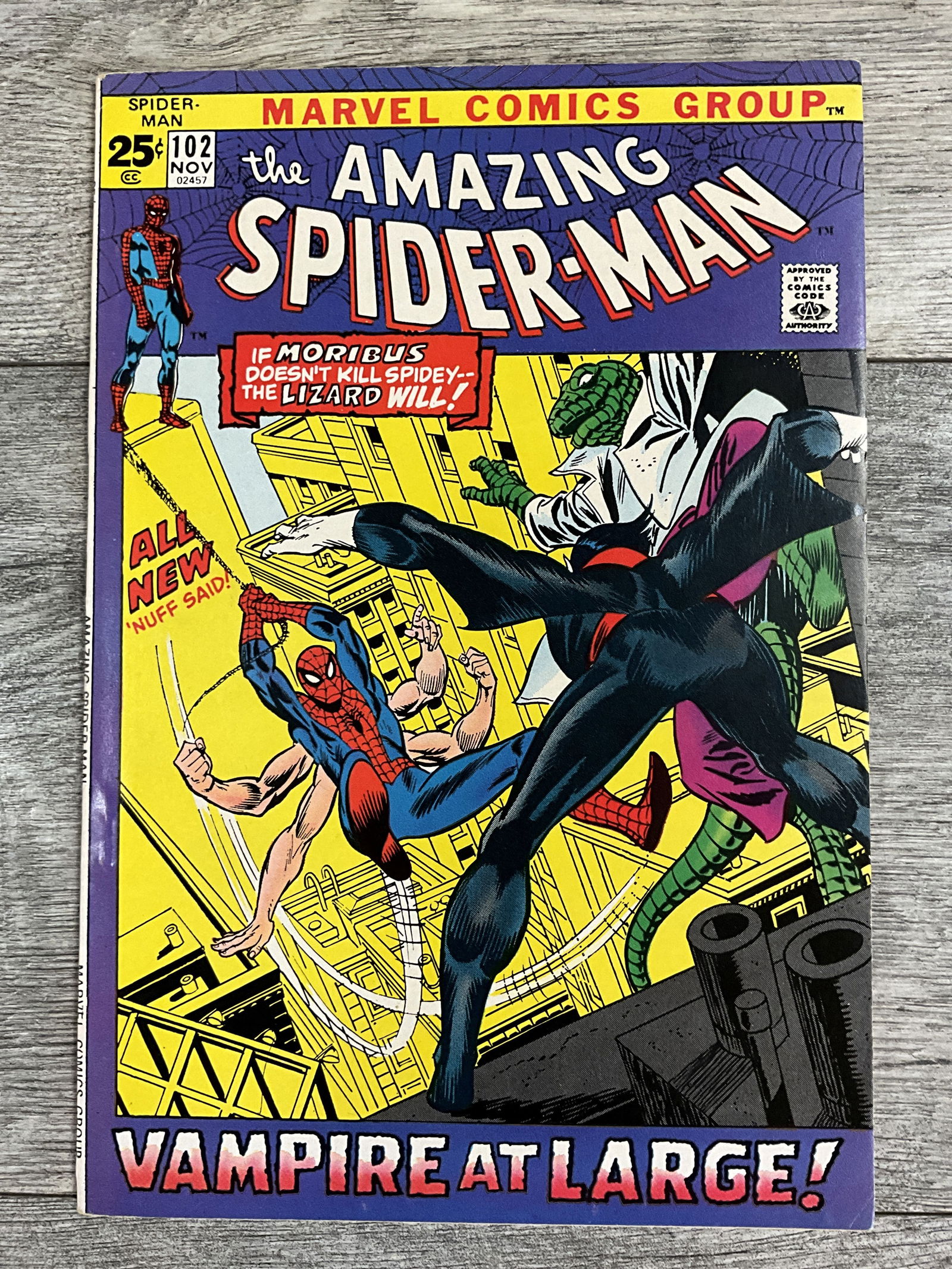 The Amazing Spider-man #102.  Marvel comics (1 of 2)