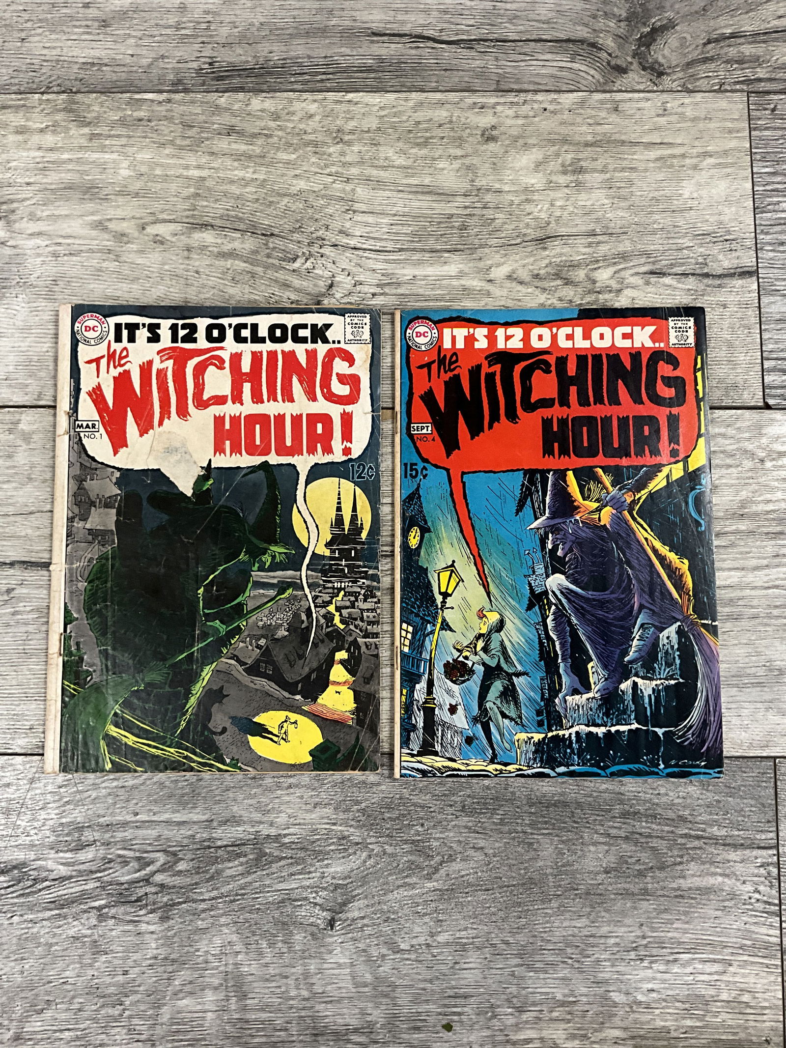 Two issues of The Witching Hour, #'s 1 and 4.  DC comics (1 of 2)