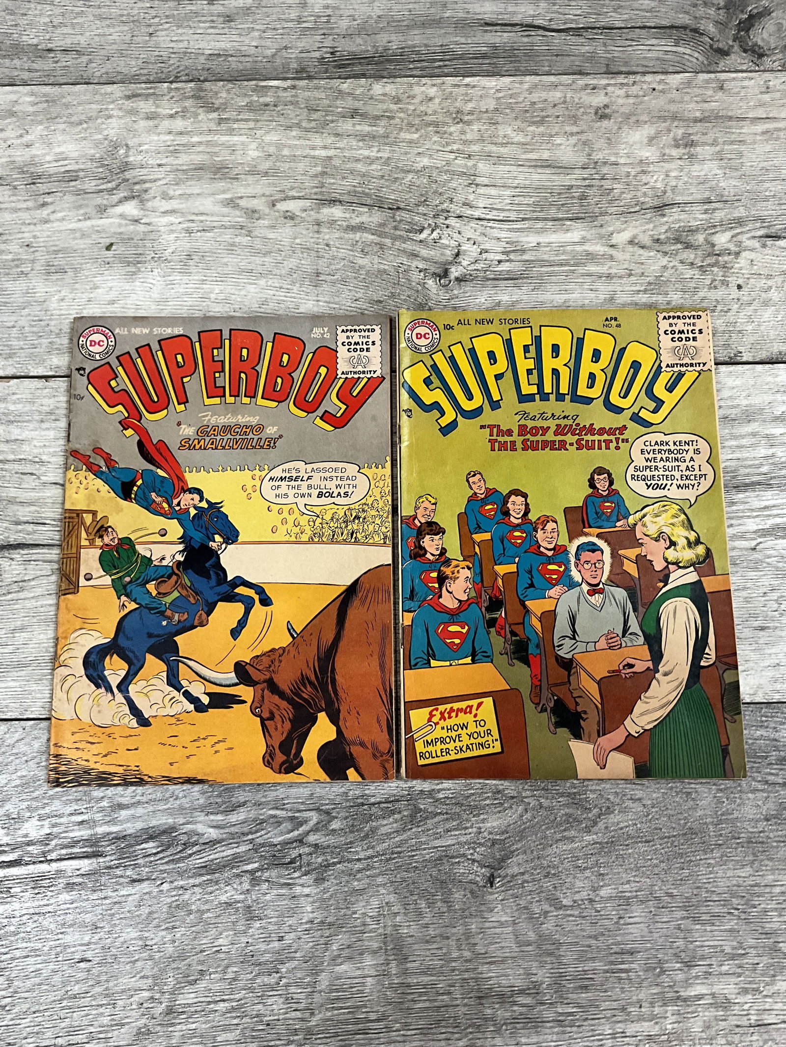 SuperBoy #42, #48.  Dc comics (1 of 2)