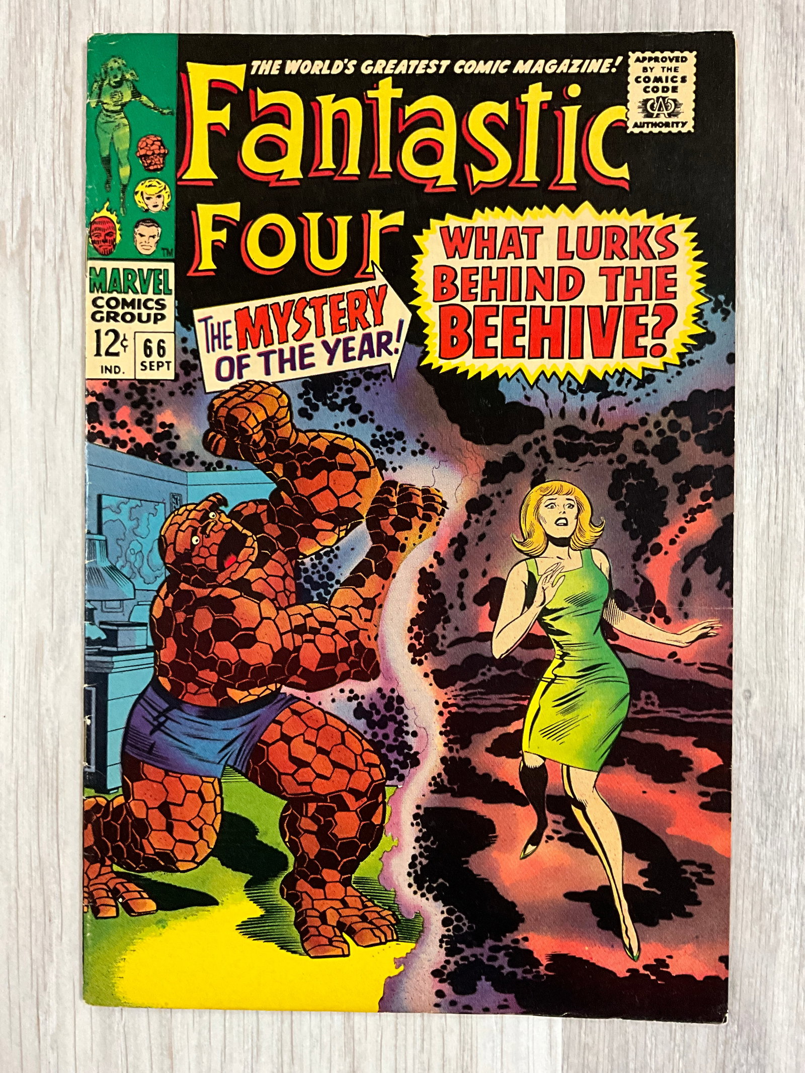 THE FANTASTIC FOUR NO. 66: MARVEL COMIC. HIGH GRADE