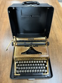 1948 Gold Plated Royal Quiet Deluxe Typewriter