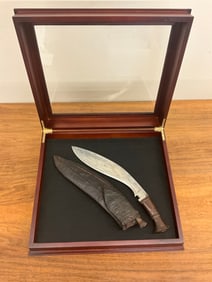 Antique Ghurka Knife With Sheath