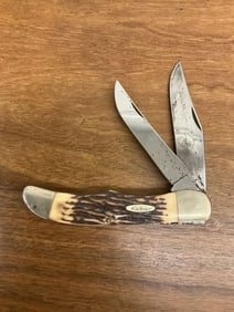 KaBar Two Blade Folding Hunter Knife